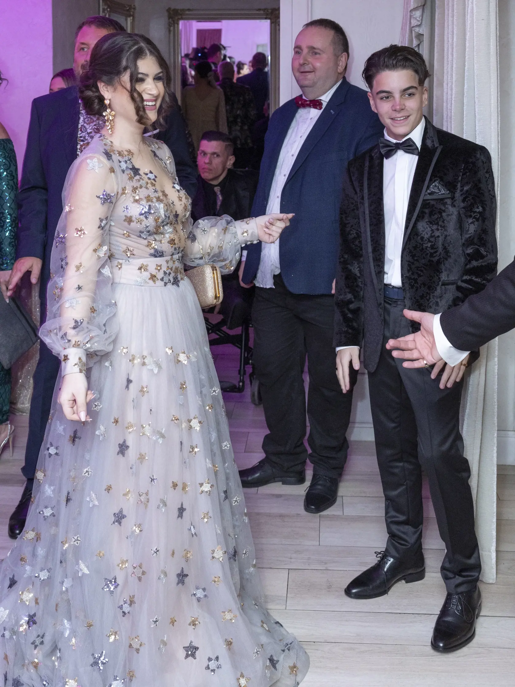 Rómsky ples v nitrianskom hoteli Zlatý kľúčik. Na snímke je Vanessa Šarköziová.