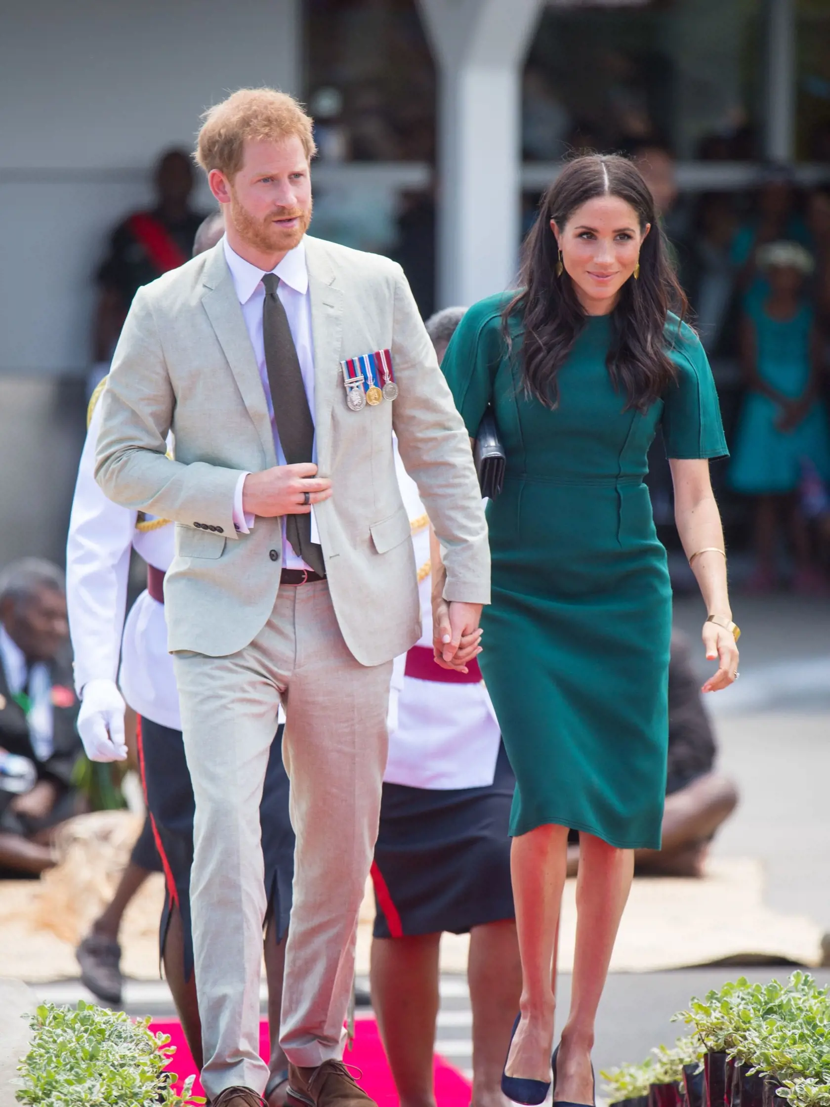 Princ Harry a Meghan Markle počas návštevy Austrálie.