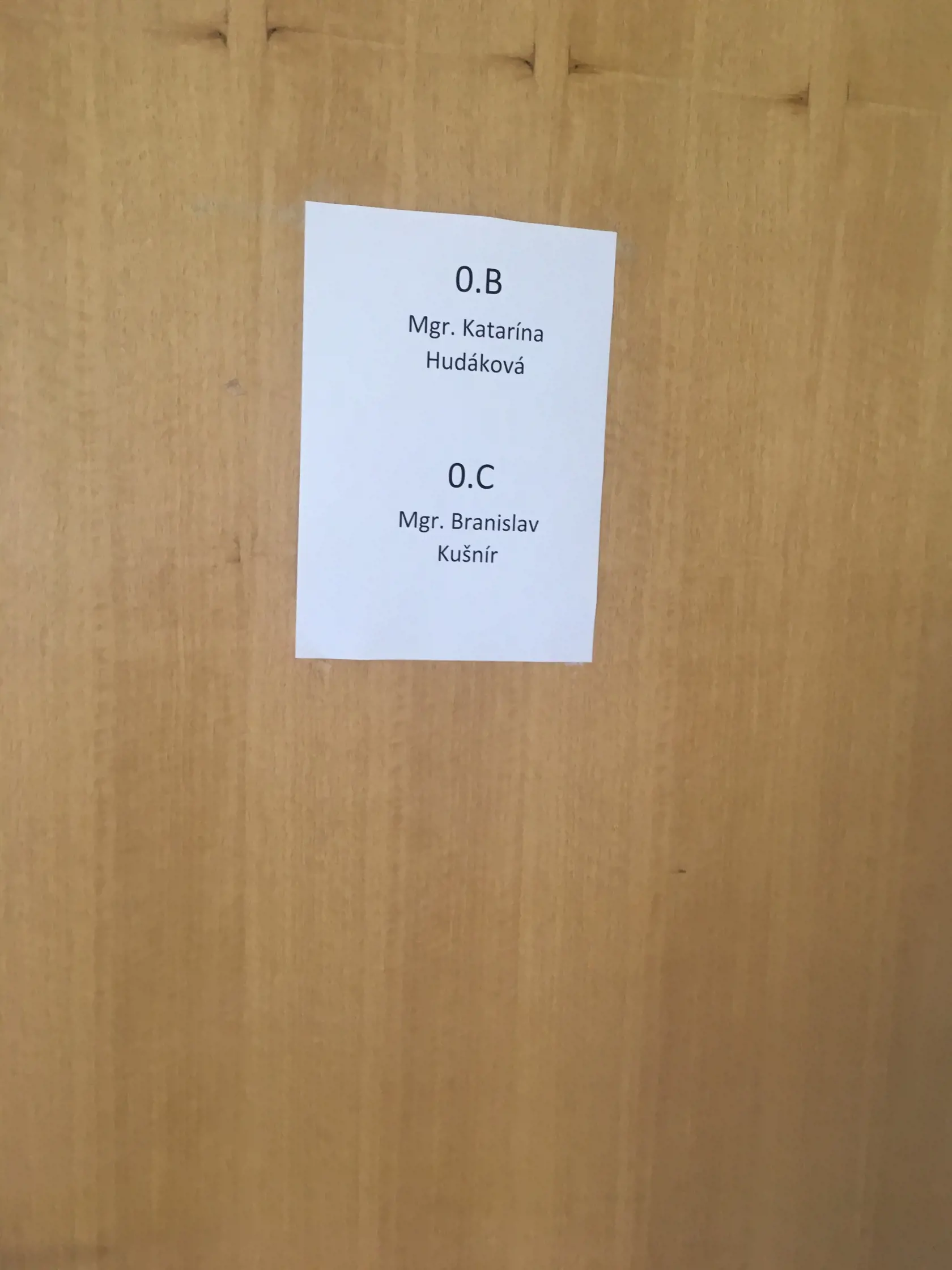 Označenie tried kvôli zmennosti.