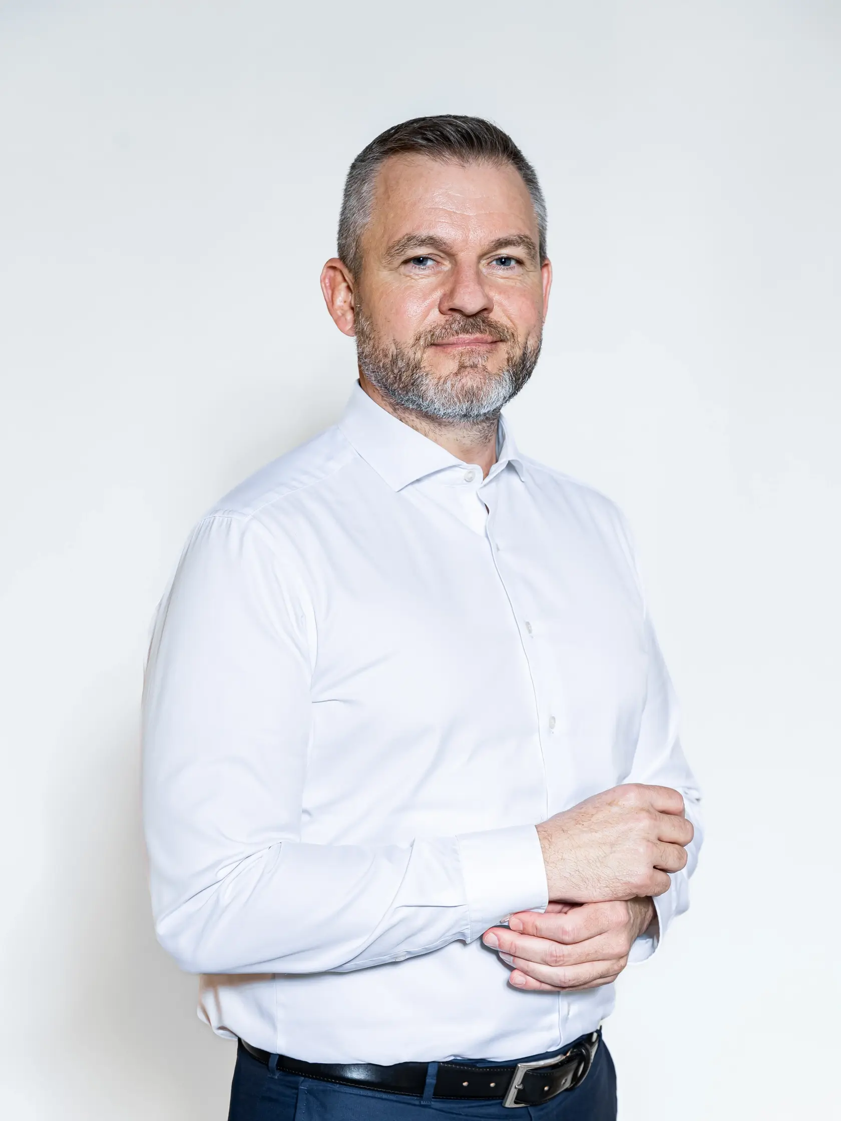 Prezident Slovenskej republiky Peter Pellegrini v Bratislave. 