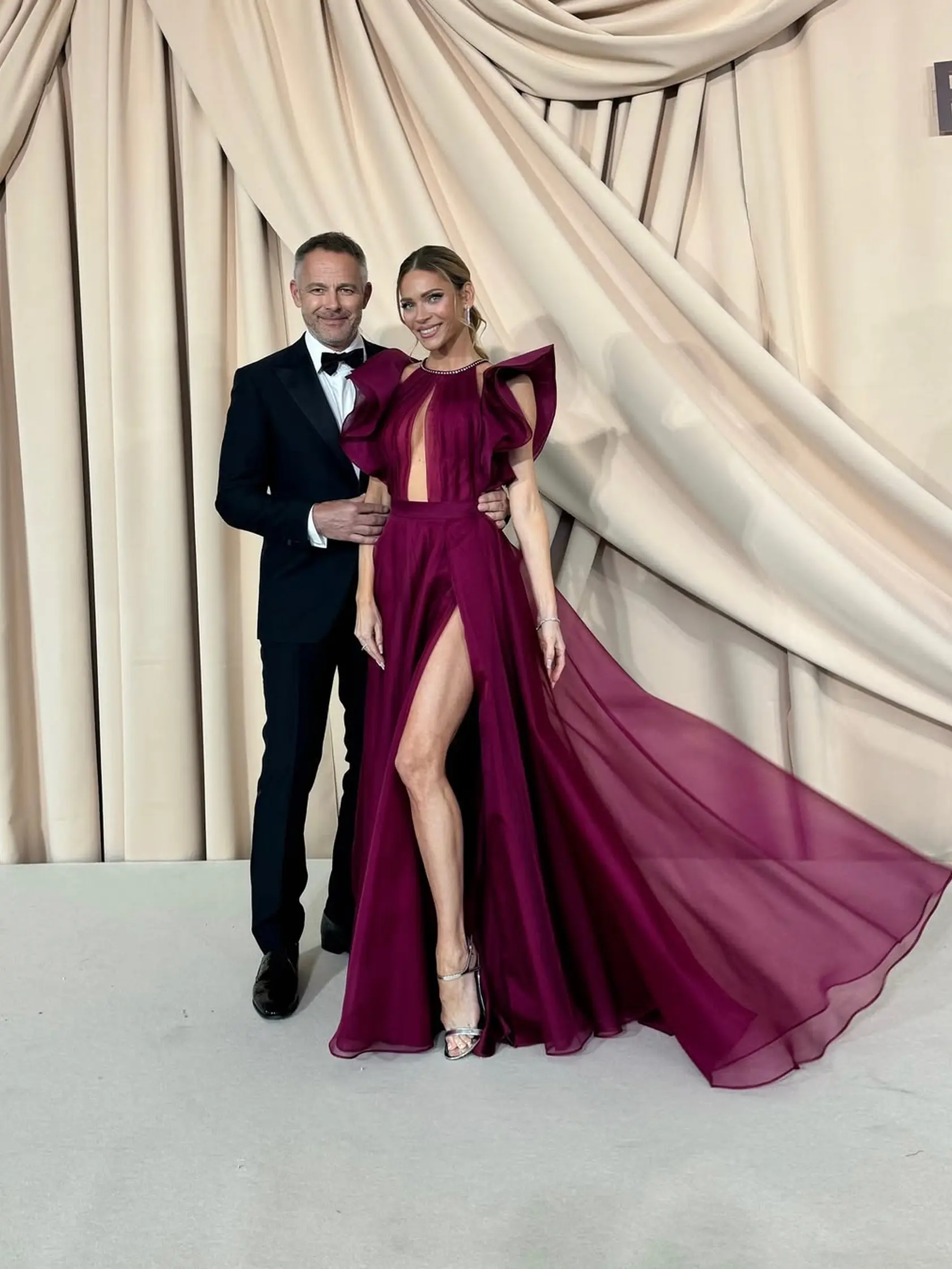 Andrea Verešová na evente Beauty Ball, ktorý sa konal na Bratislavskom hrade pri príležitosti 20. výročia známej estetickej kliniky.