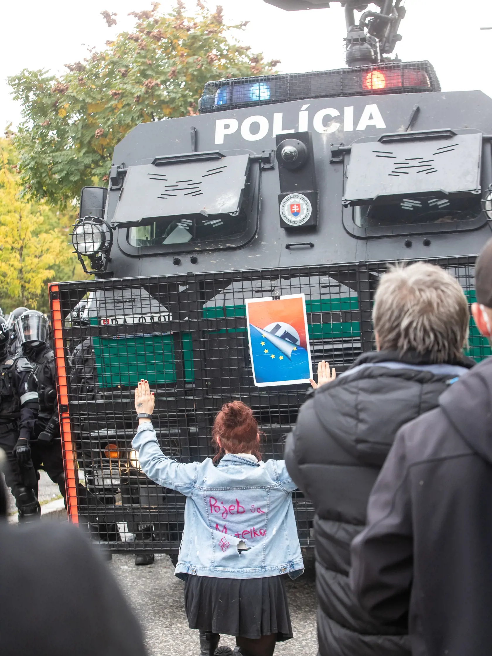 Protest proti Igorovi Matovičovi pred úradom vlády SR.