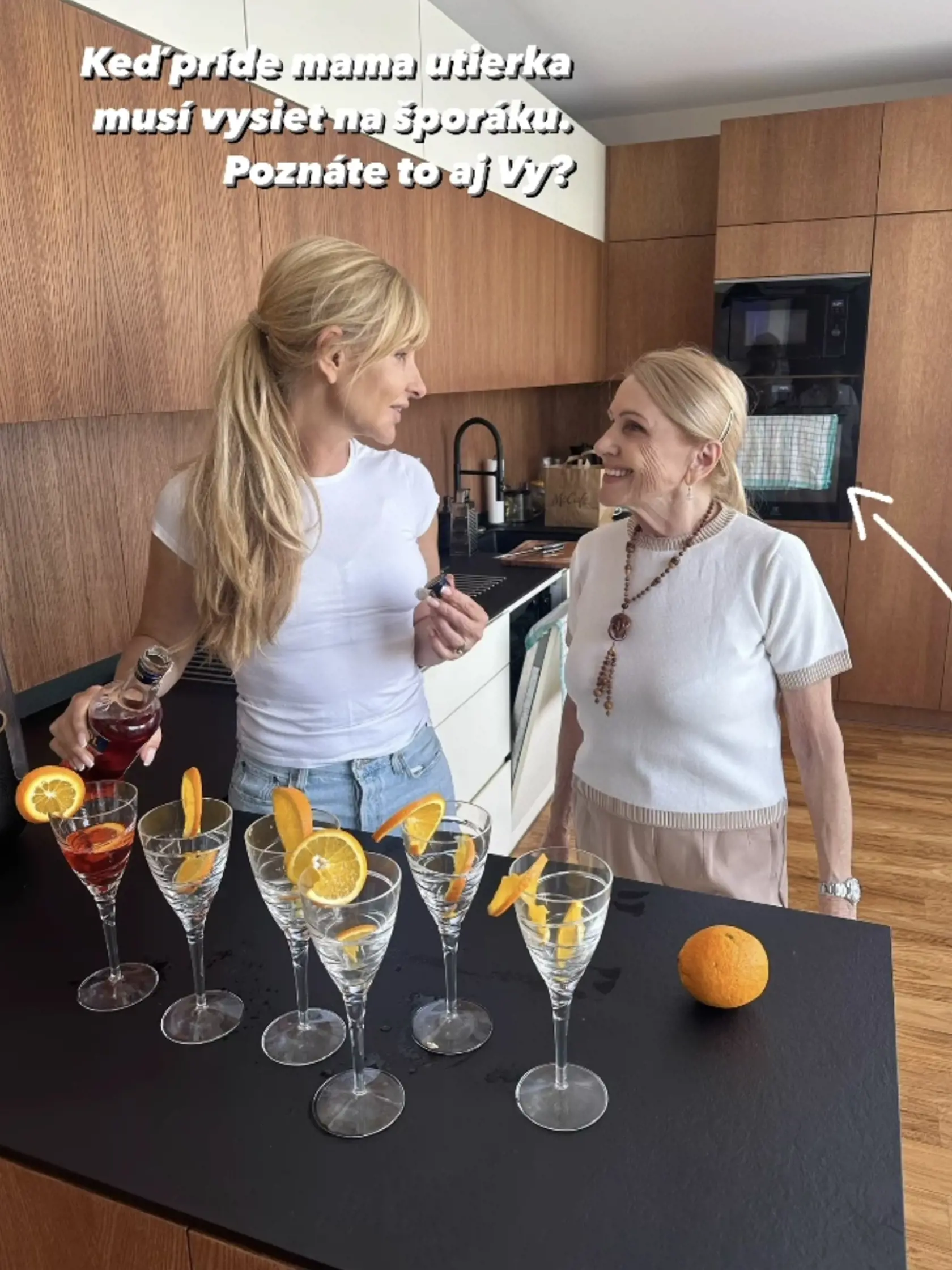 Sandra Rozborilová s maminou.