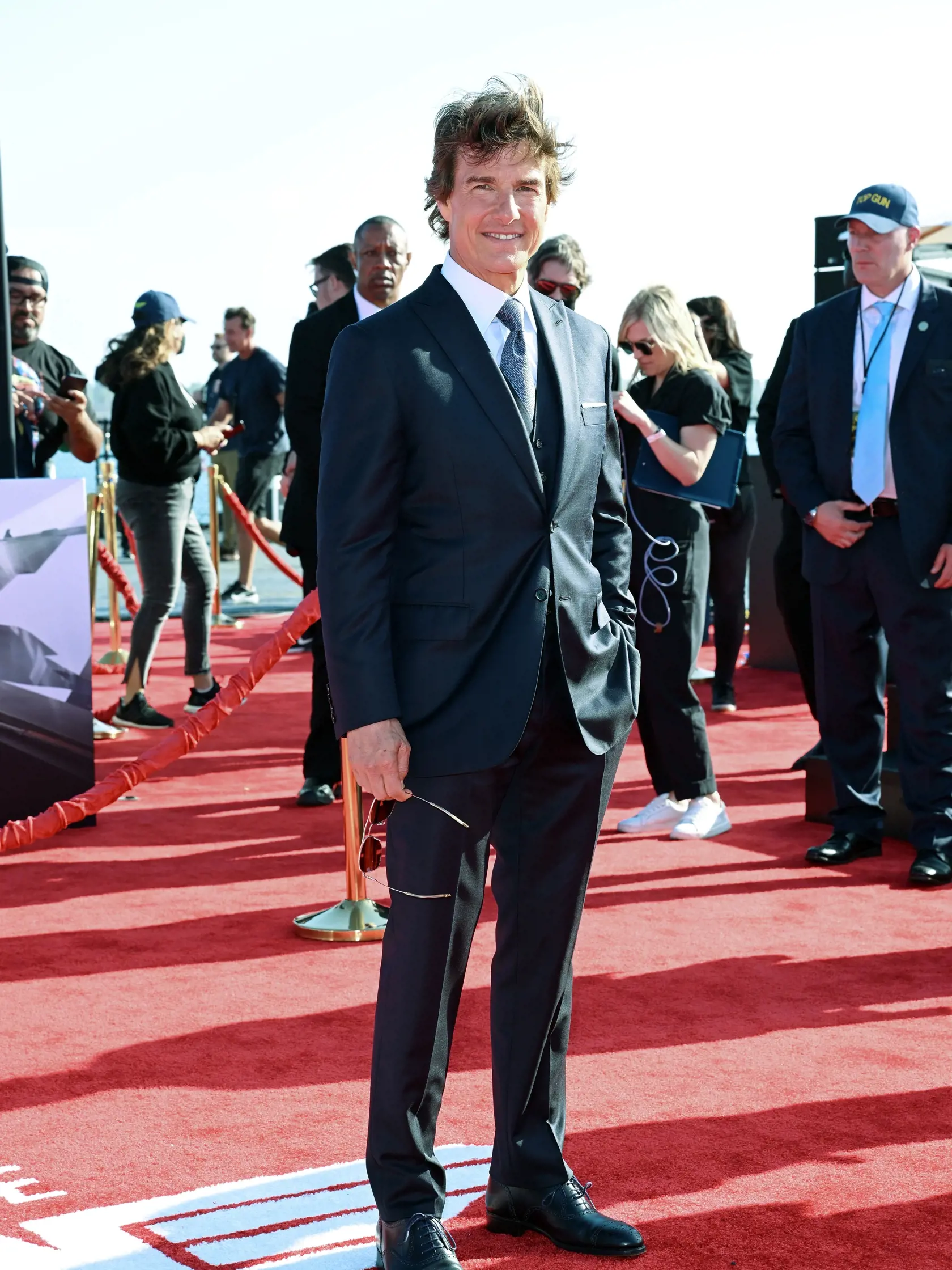 Tom Cruise ako Maverick.