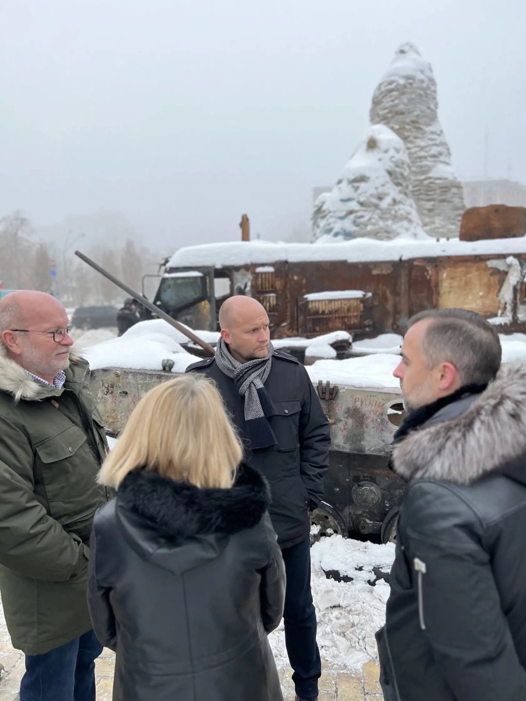Slovenskí ministri na návšteve v Kyjeve.
