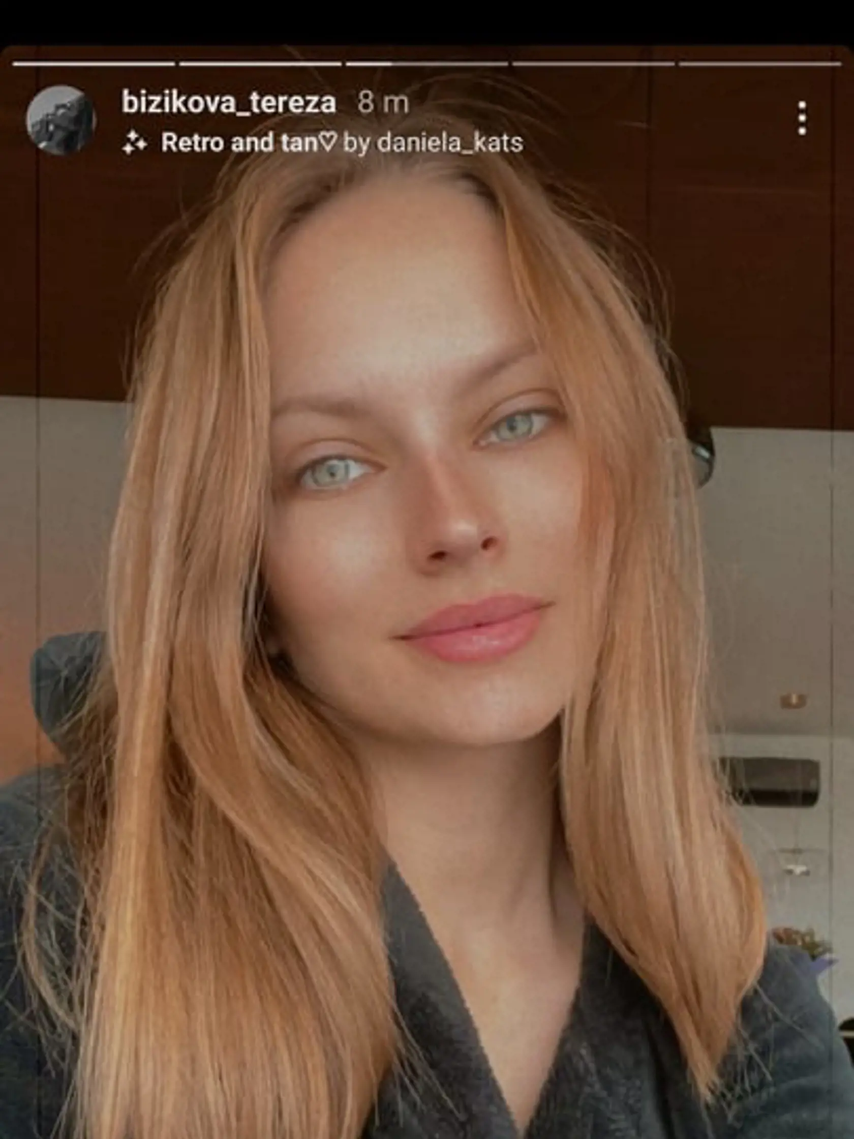 Tereza Bizíková s filtrom