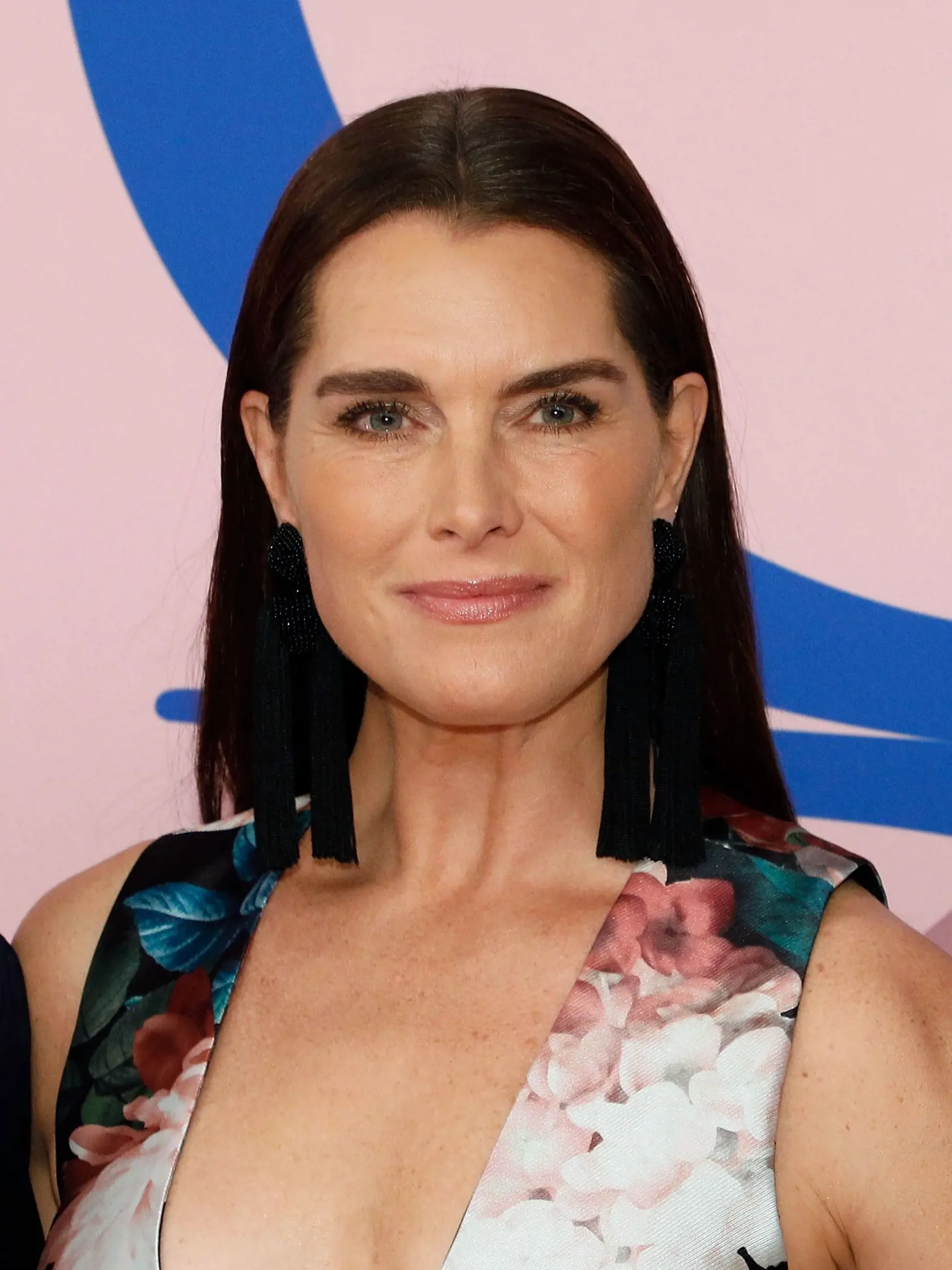 Brooke Shields zažiarila v krásnej róbe.