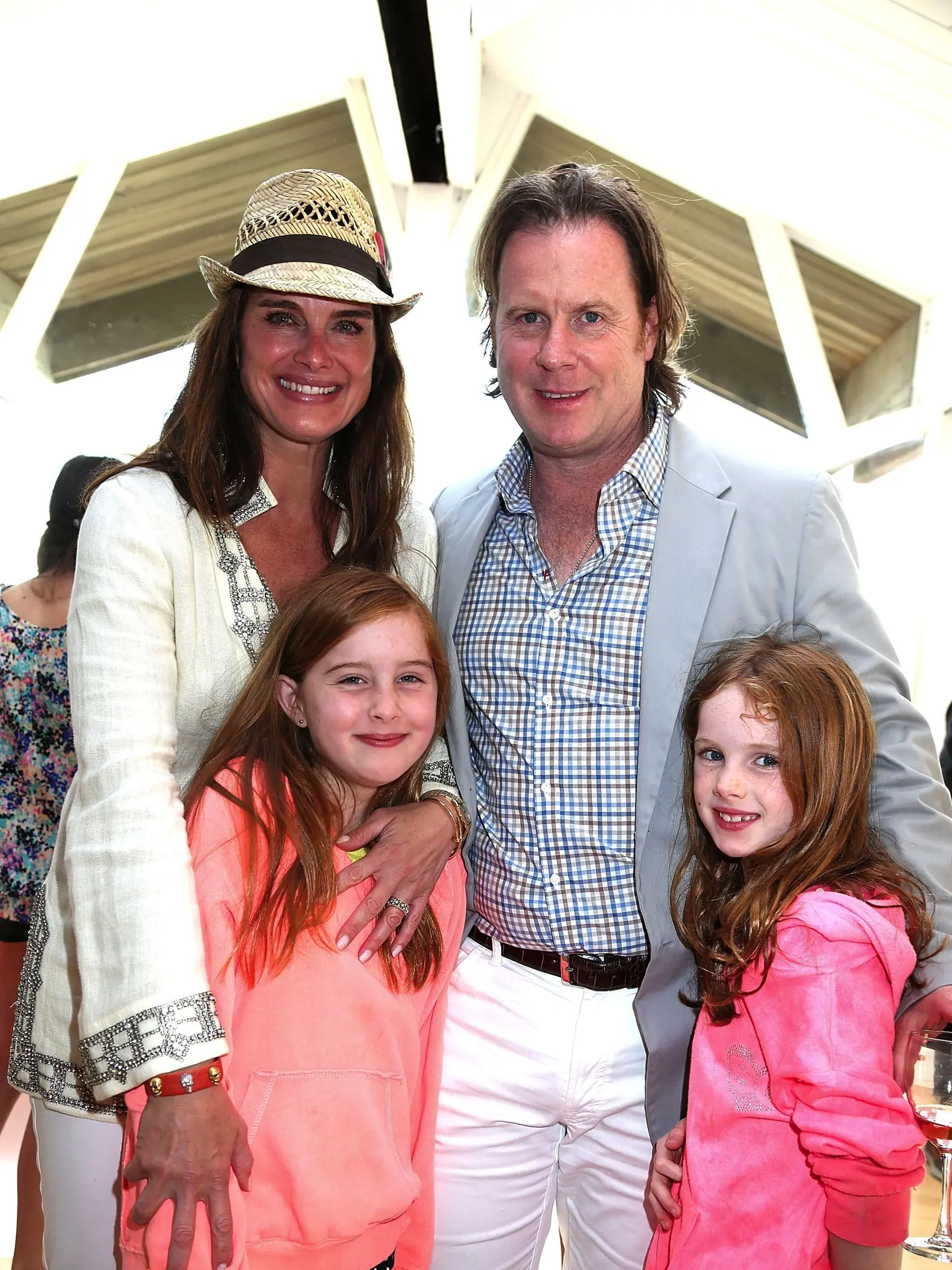 Brooke Shields s manželom a dcérami
