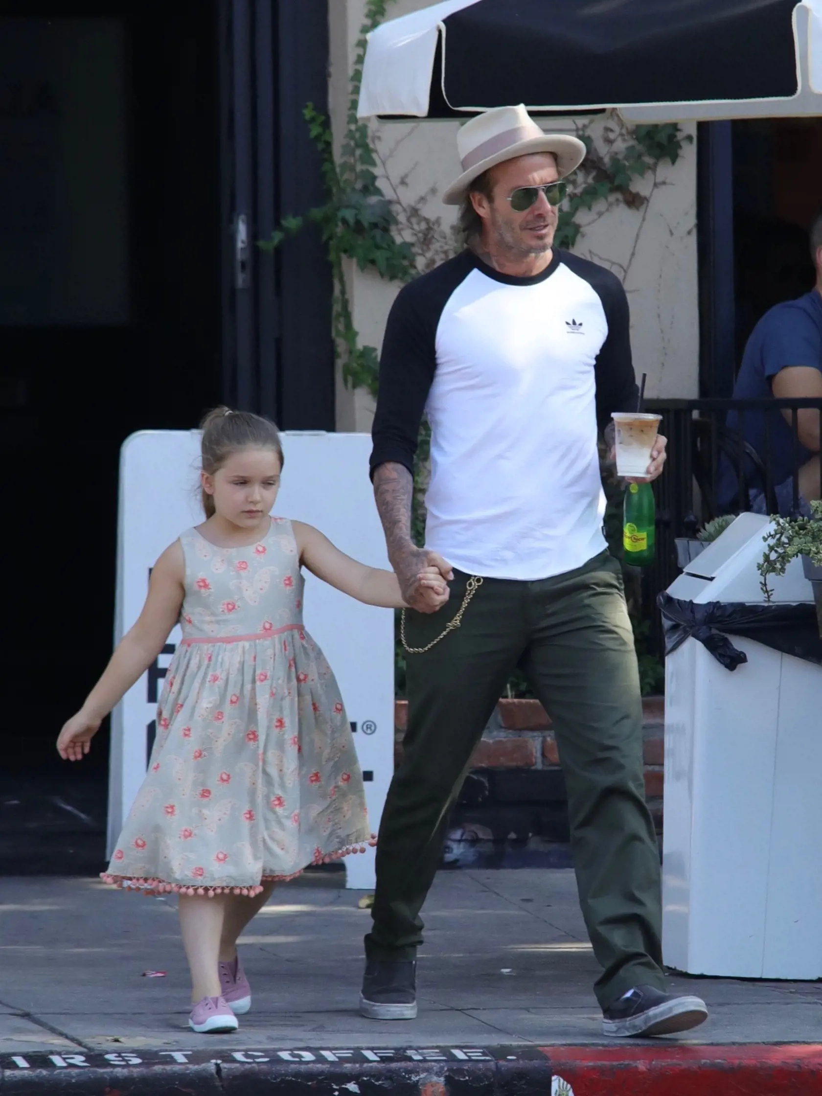 David Beckham so svojou princezničkou.