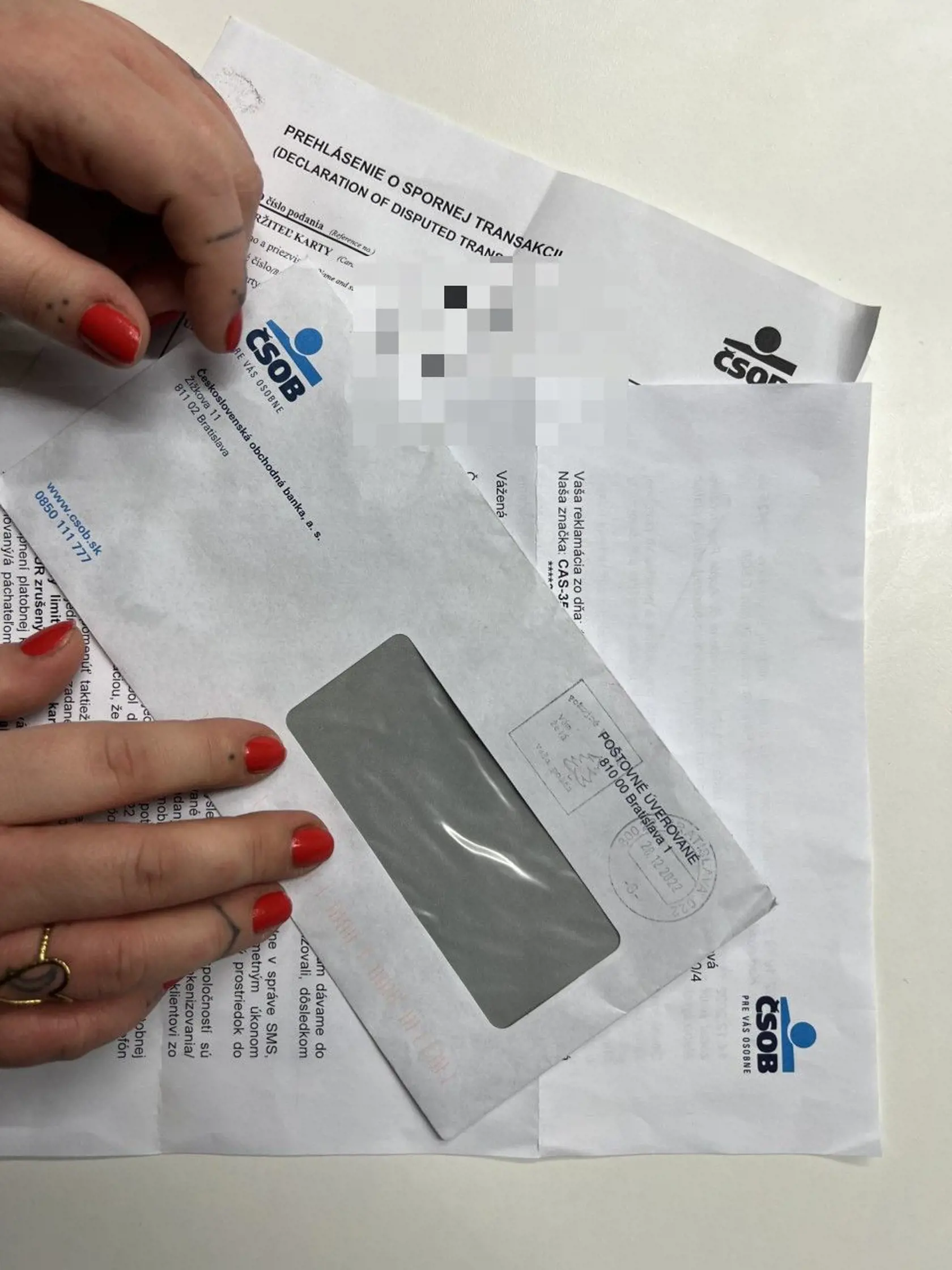 Vyjadrenie a stanovisko banky k celej situácii. Diana na základe toho podala odvolanie a žiada o ďalšie prešetrenie cele situácie. Ani po dvoch mesiacoch však odpoveď zatiaľ nemá.