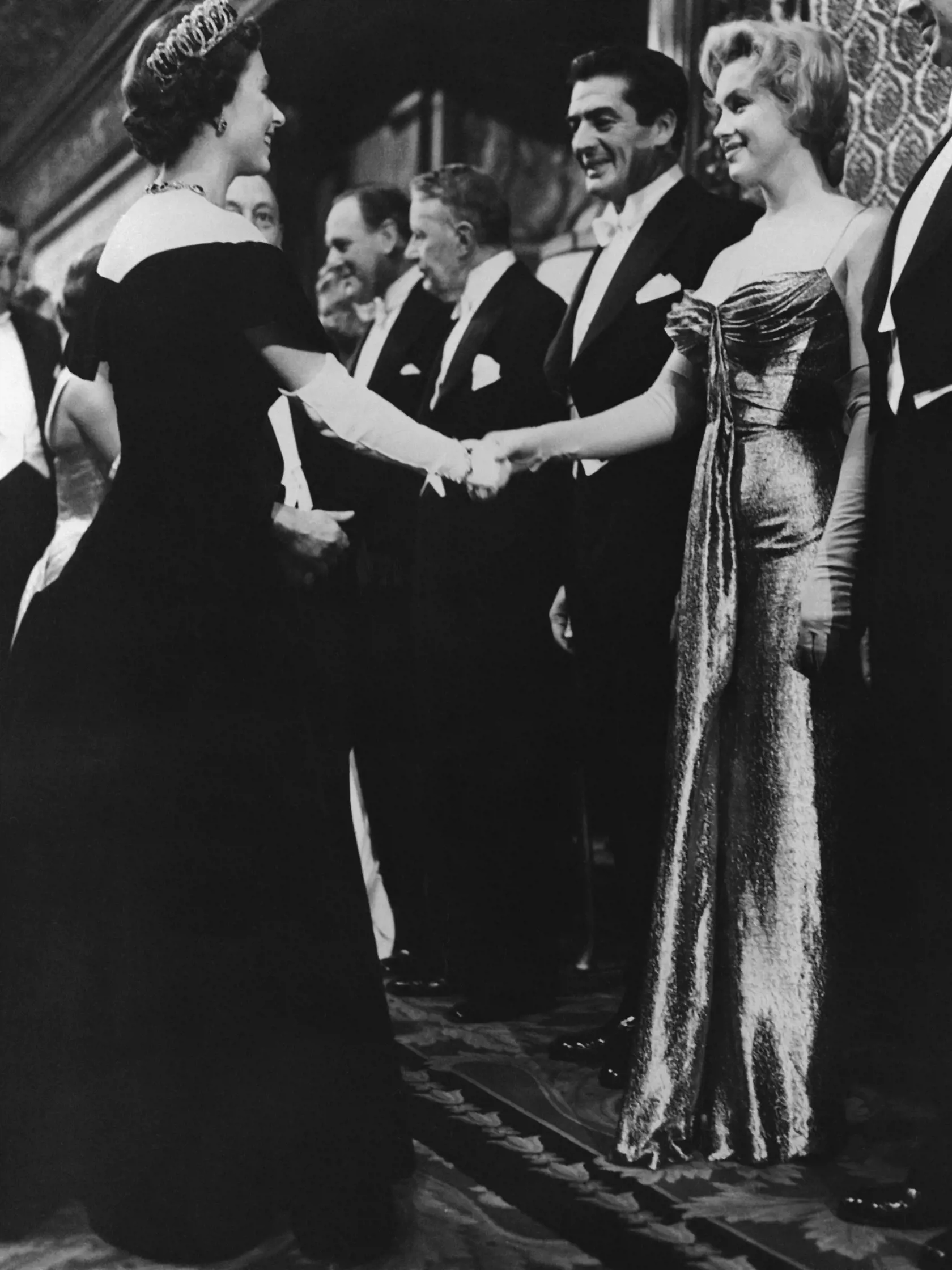 Marilyn Monroe a kráľovná Alžbeta II.