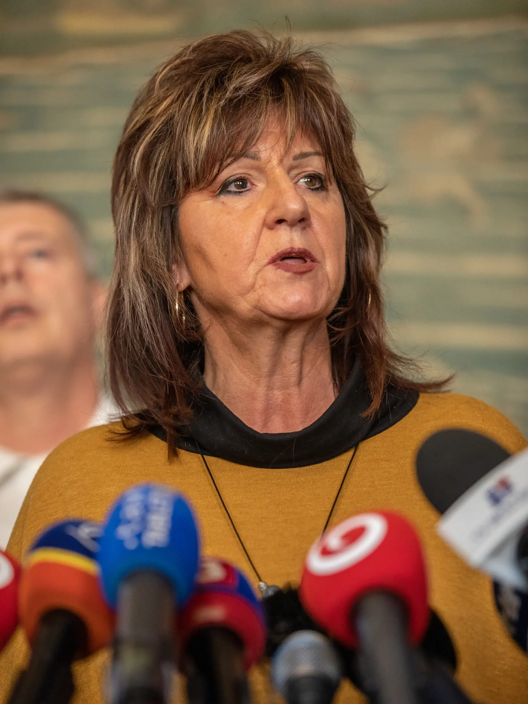 Tlačová konferencia k uzáverám spojenými s výstavbou D4R7 a Mlynských Nív, ktorú zvolal Ing. Arch. Matúš Vallo v Primaciálnom Paláci.