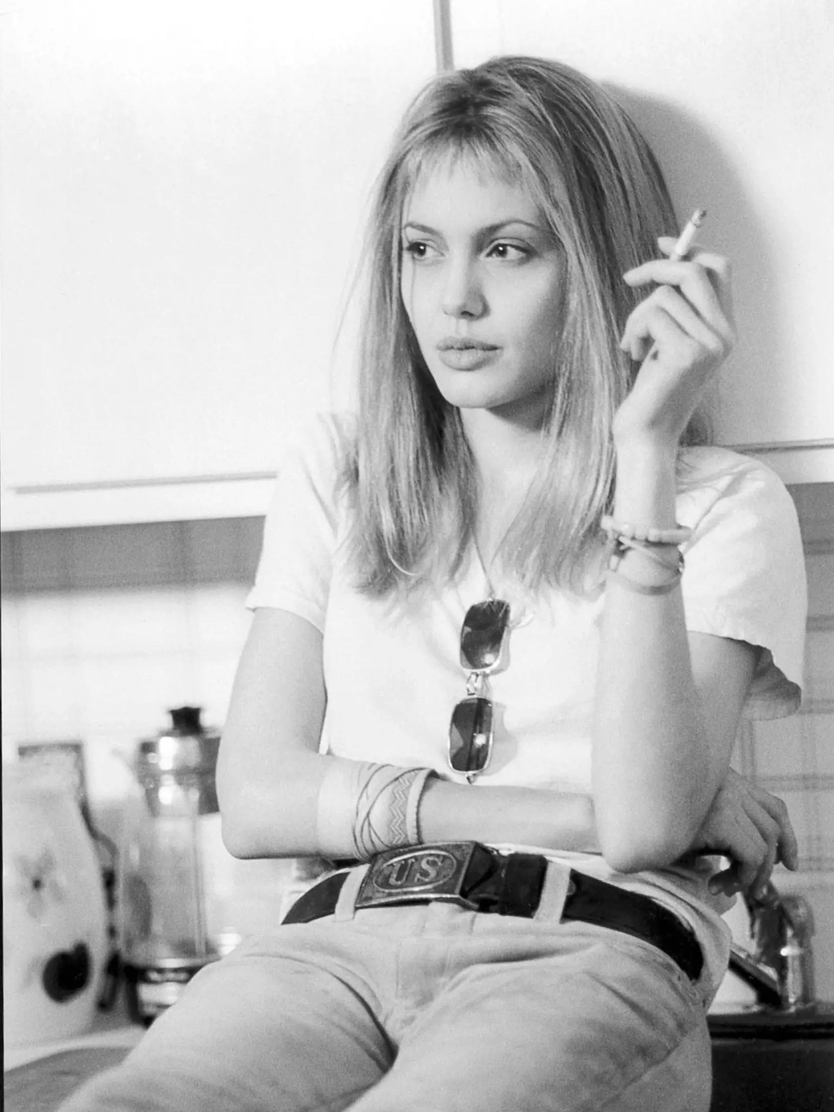 Angelina Jolie vo filme Narušenie (1999).