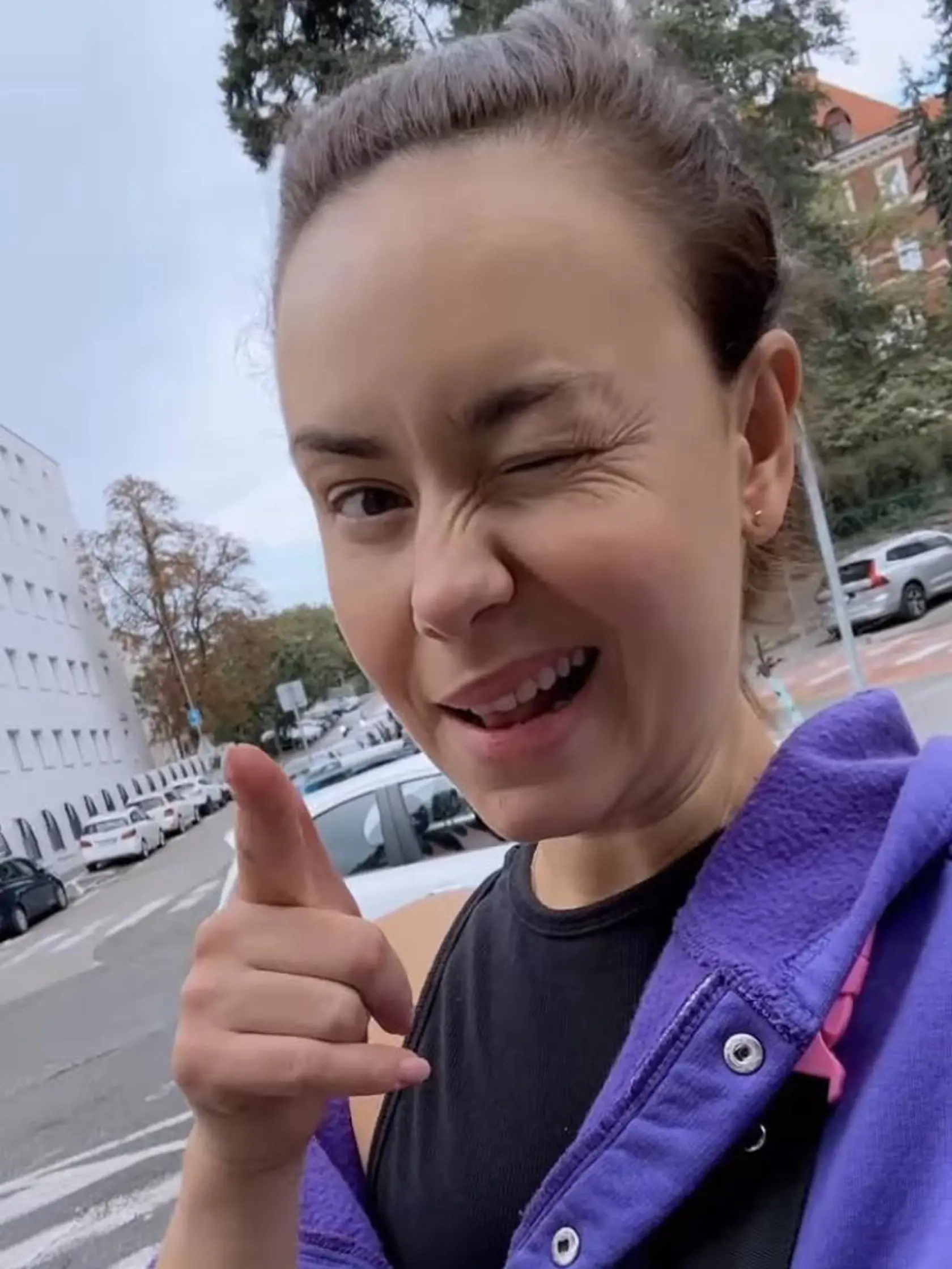 Celebrity a voľby 2023: Na snímke herečka Dominika Kavaschová.