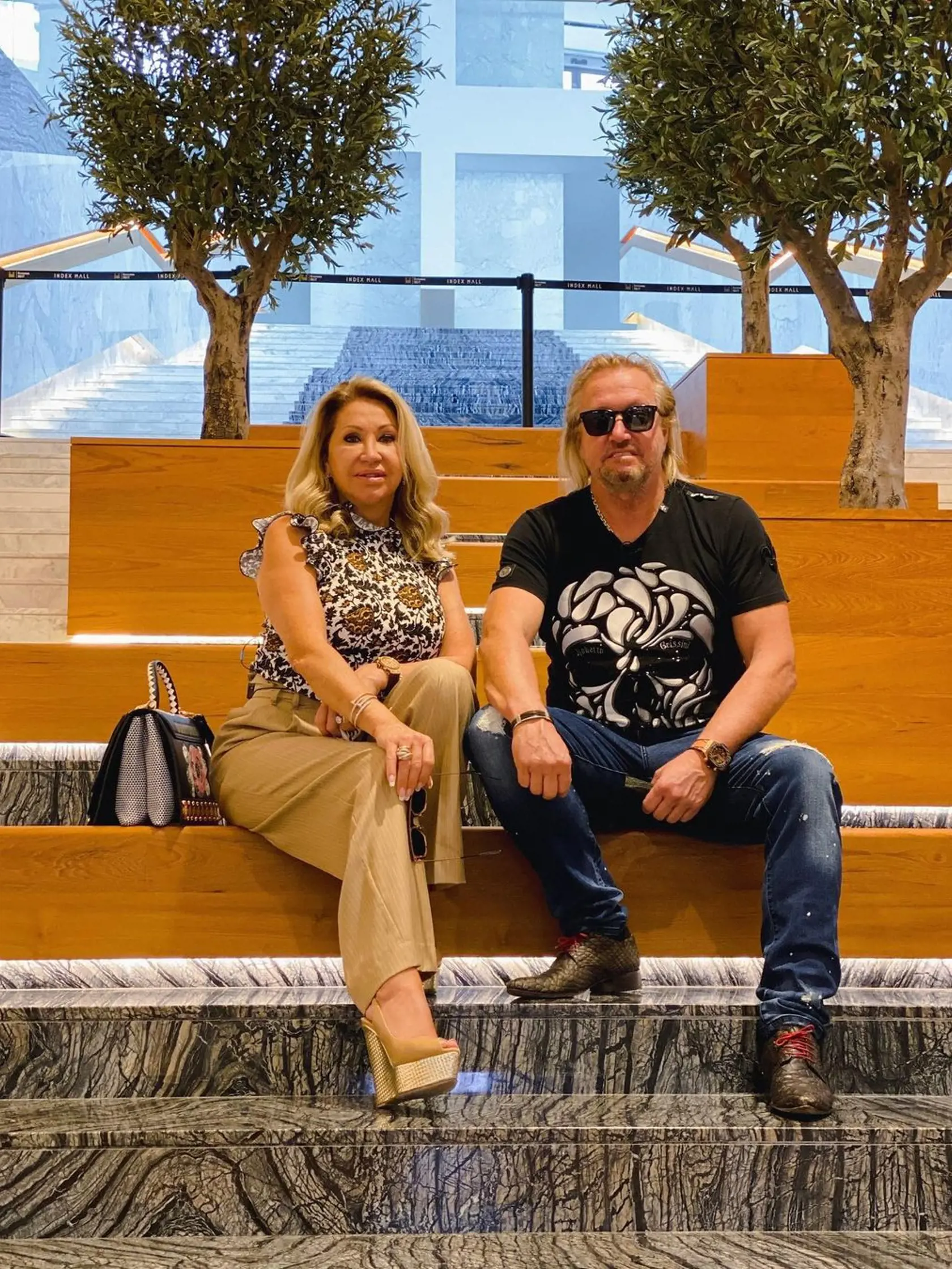 Carmen Geissenová s manželom Robertom. Hovorí sa, že partneri by mali vyraziť do spoločnosti zladení...