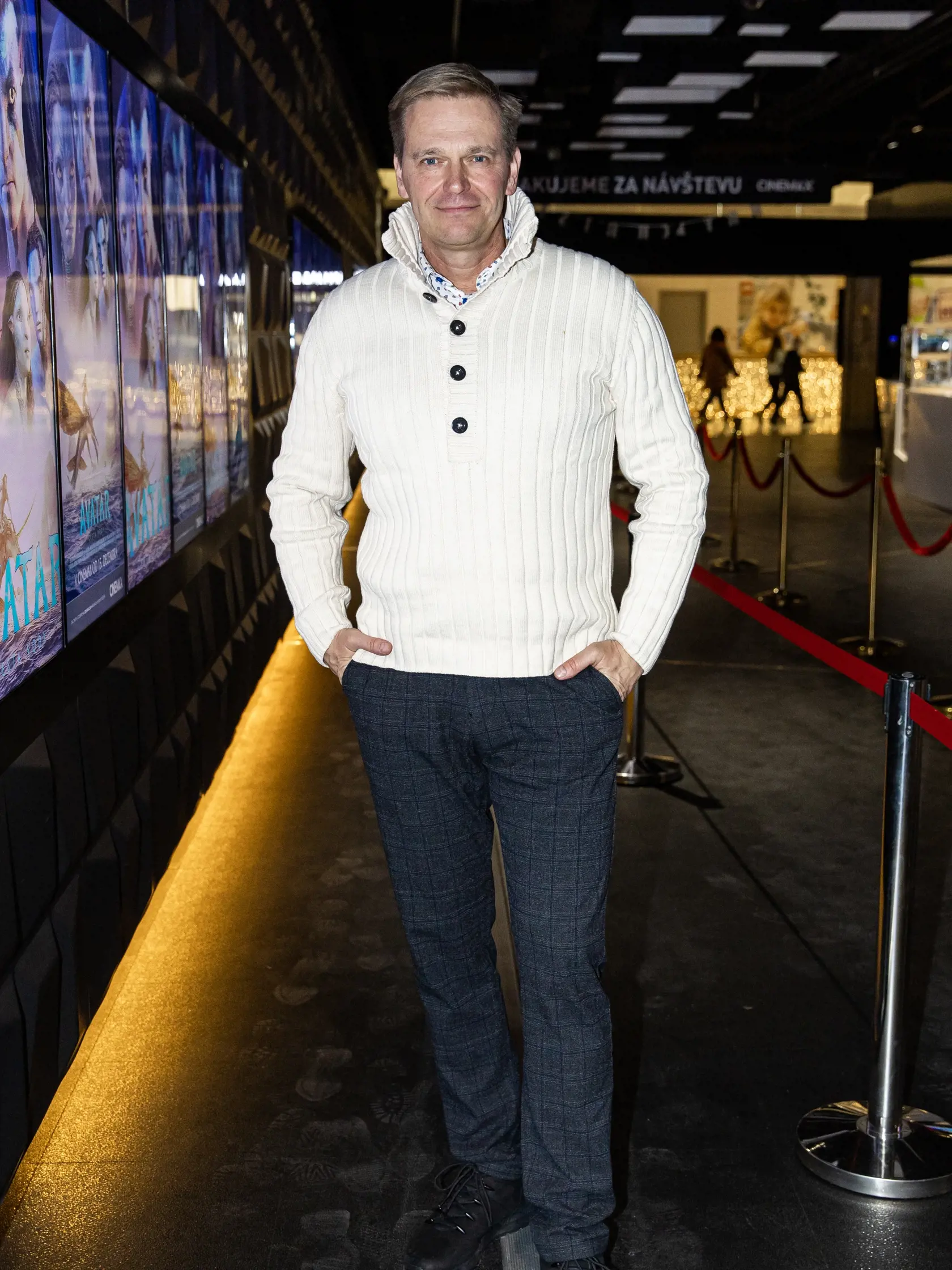Premiéra filmu Avatar v Bratislave. Na snímke Martin Nikodým.