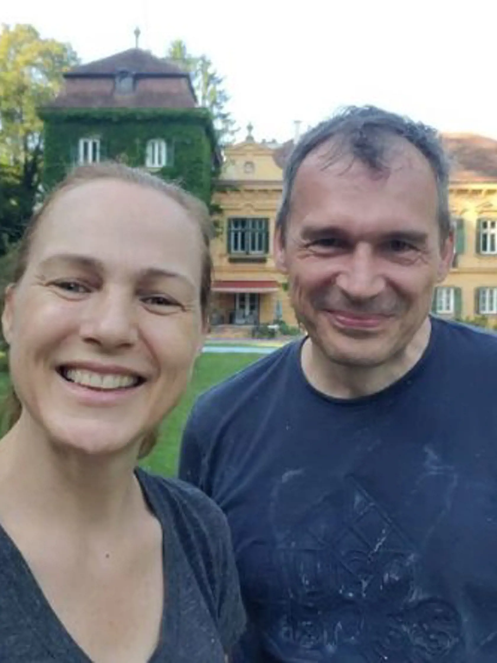 Poláková pri rakúskom partnerovi Christianovi žiari.