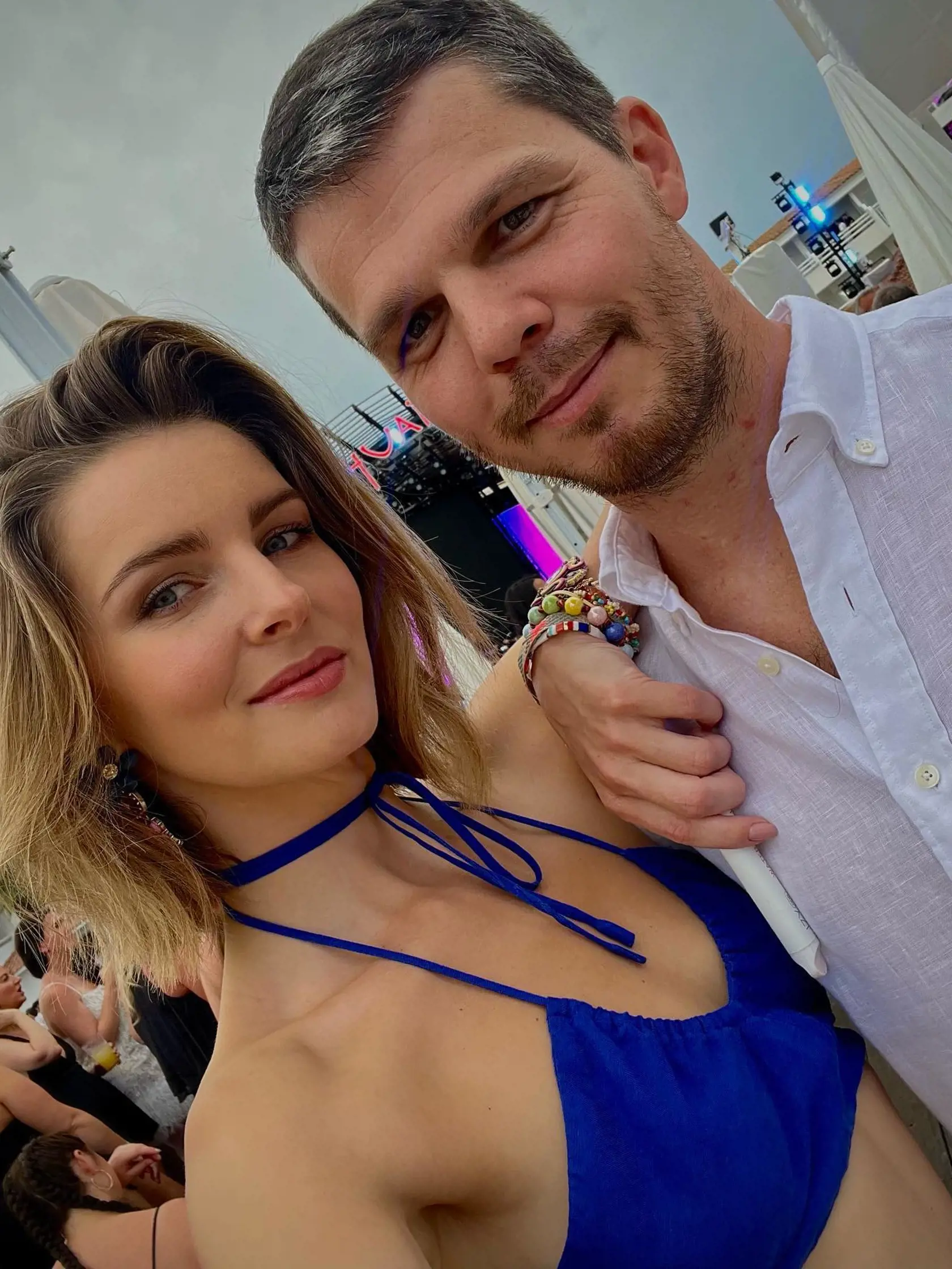 Monika Horváthová so svojím mužom Dominikom.