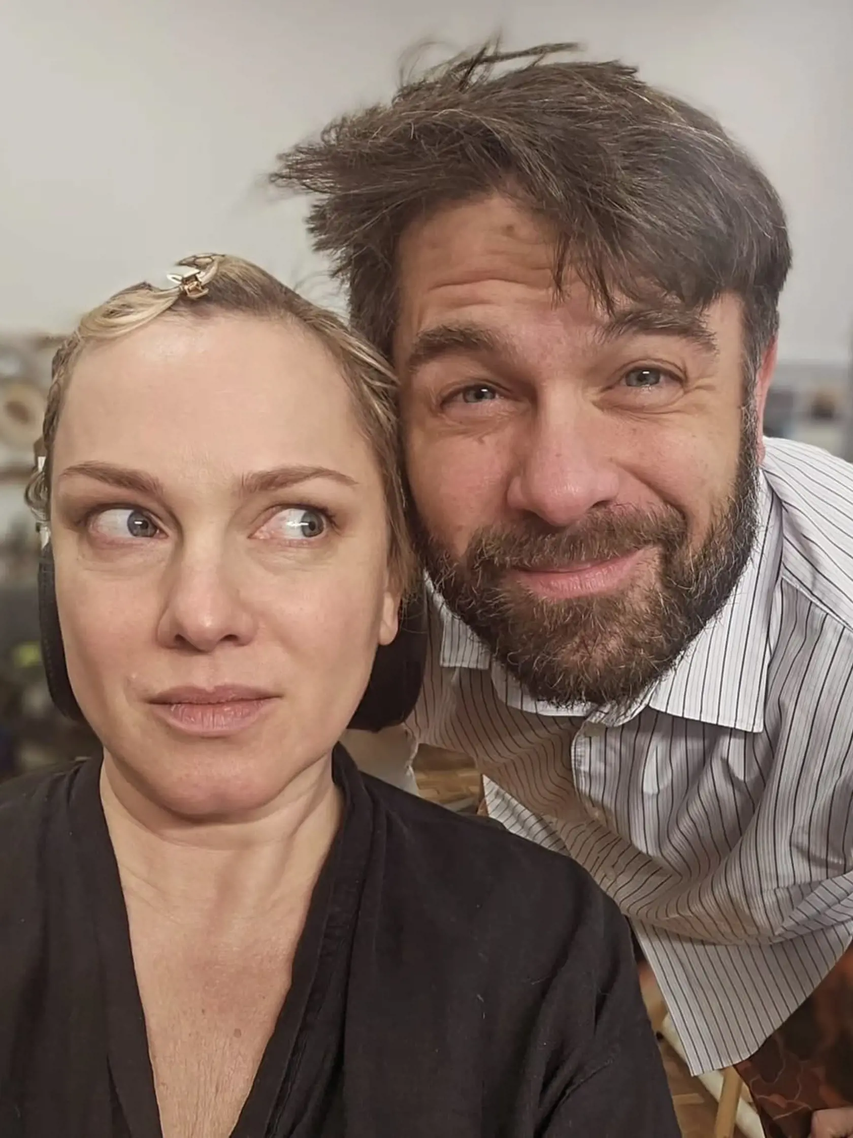 Monika Hilmerová a Ján Dobrík v zákulisí Dunaja