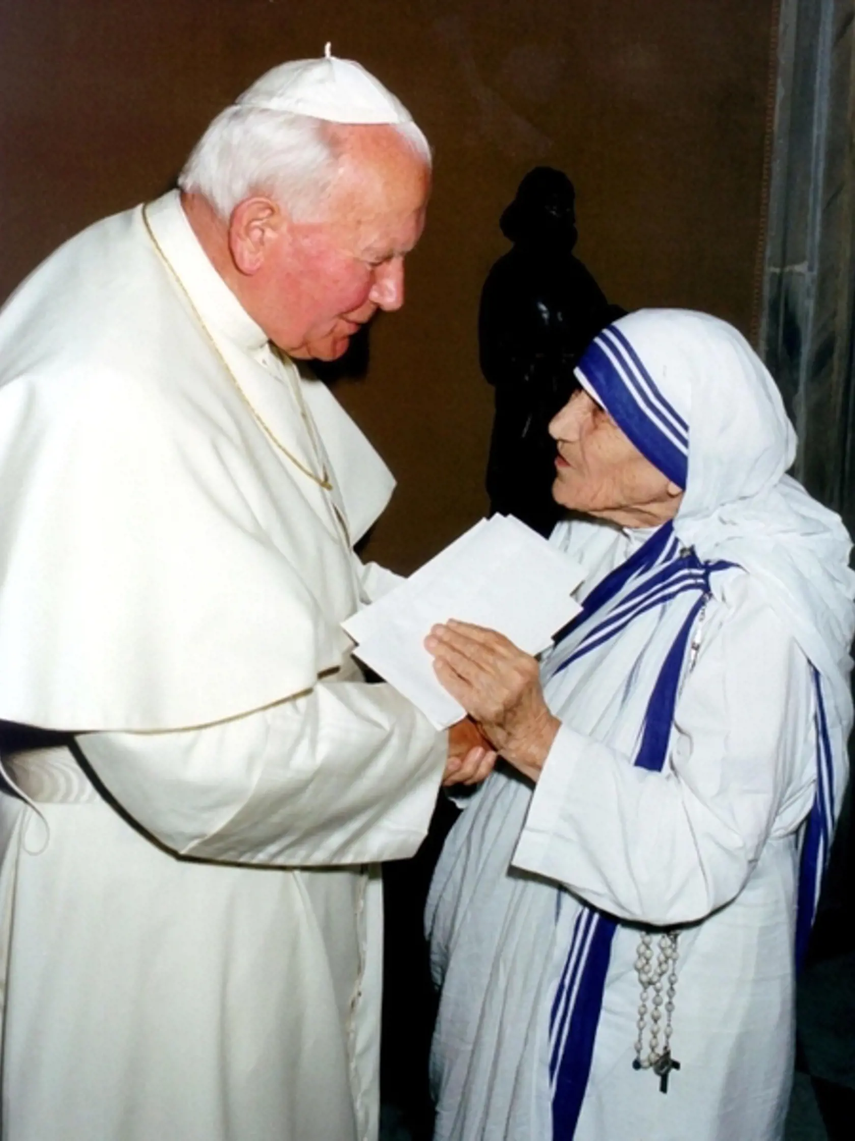 Ján Pavol II. a Matka Tereza