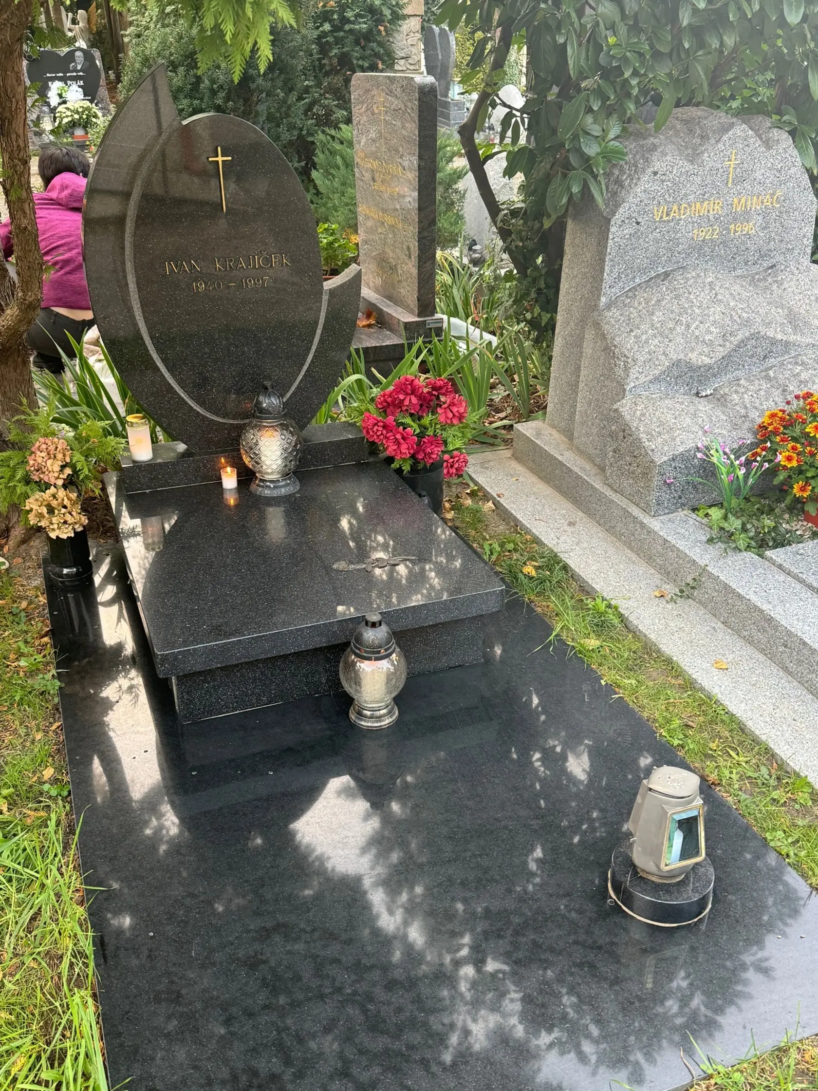 Legendárny Ivan Krajíček. Cintorín Slávičie údolie.