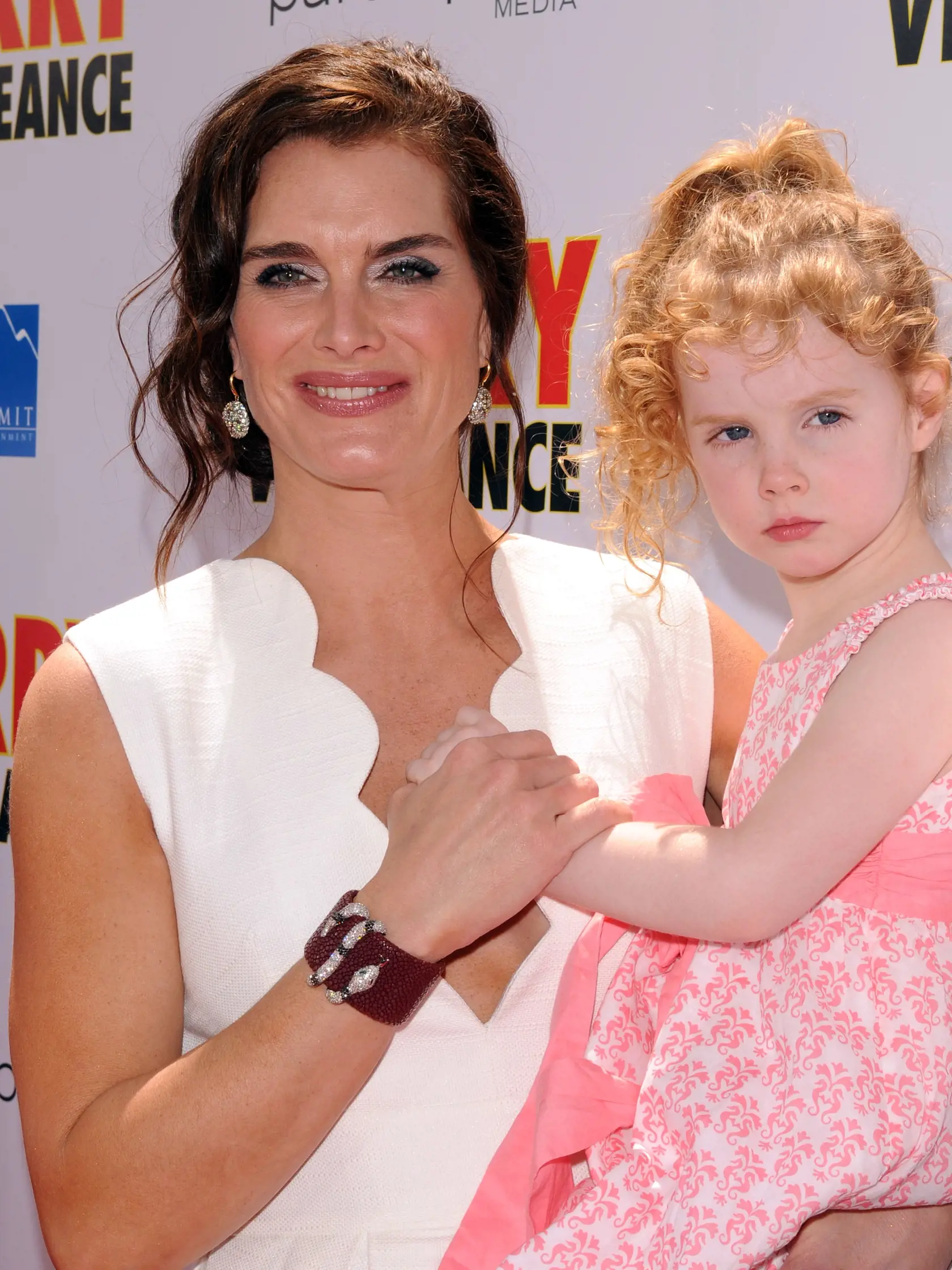 Brooke Shields s dcérou Grier Henchy v roku 2010.