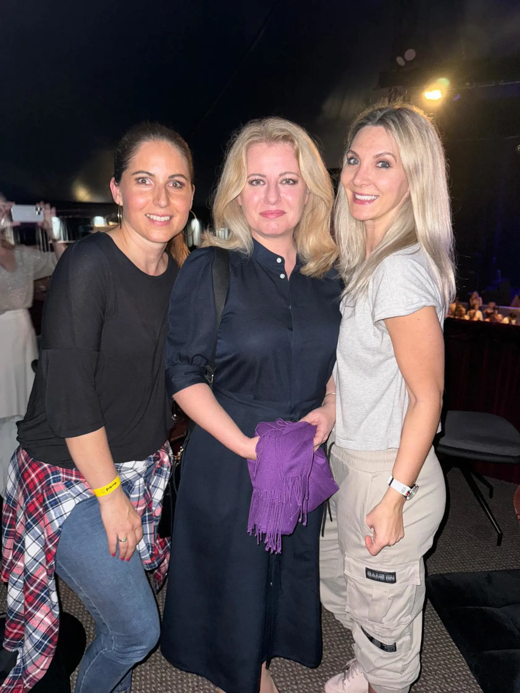 Koncert Pary si užila aj prezidentka Slovenskej republiky Zuzana Čaputová.