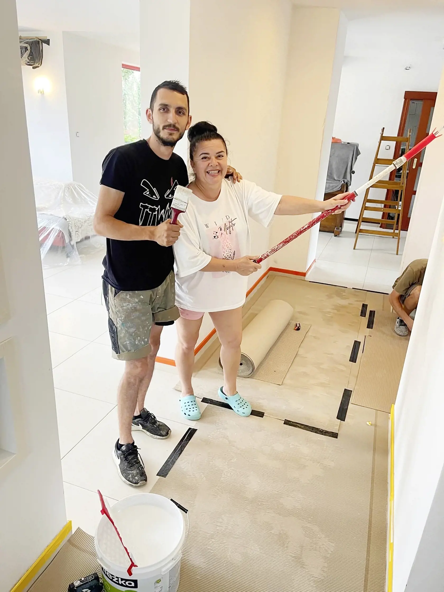 Žena činu. Jadranka sa nebojí ani fyzickej práce.