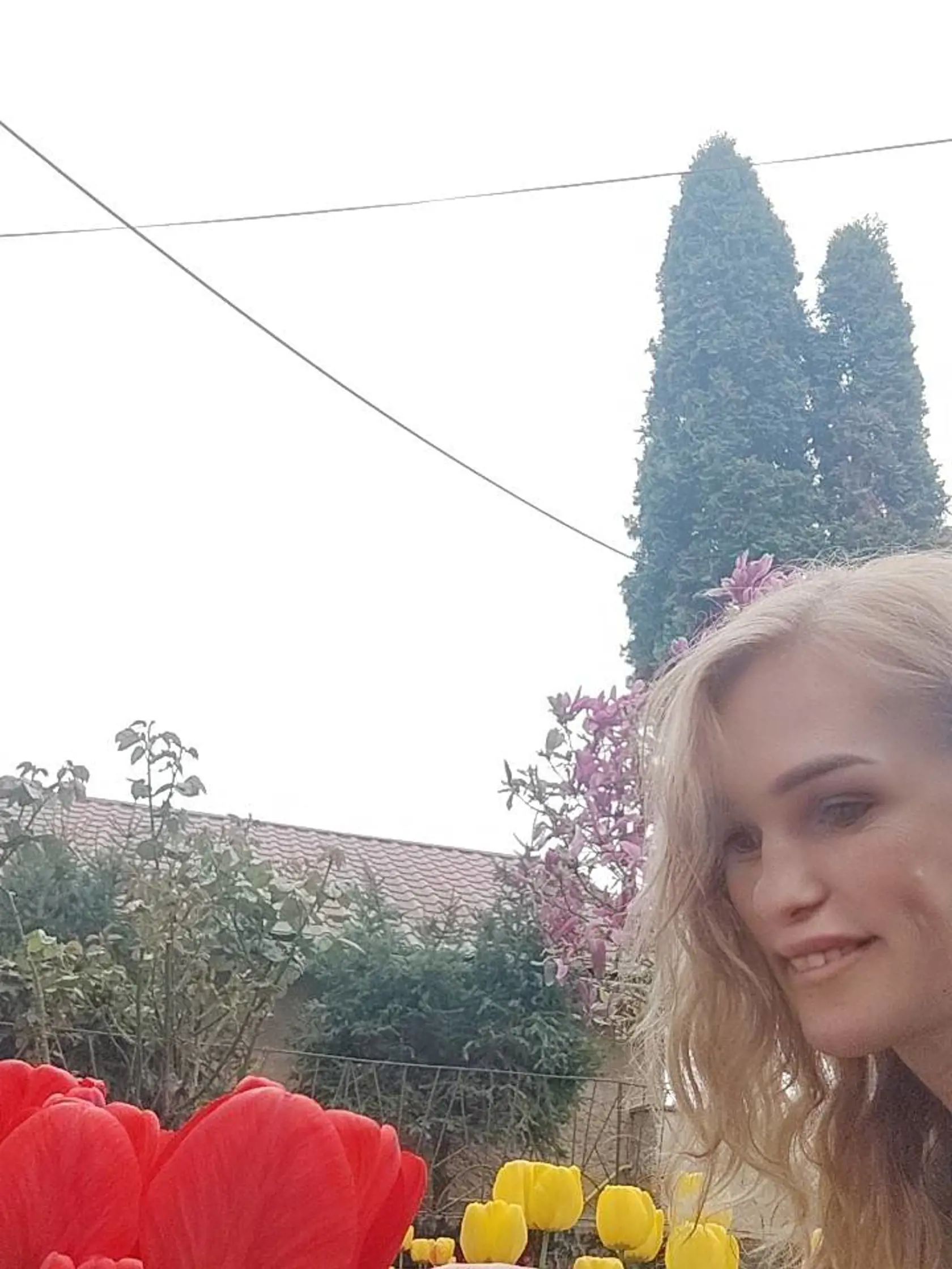 Monika sa tešila zo svojej záhradky.