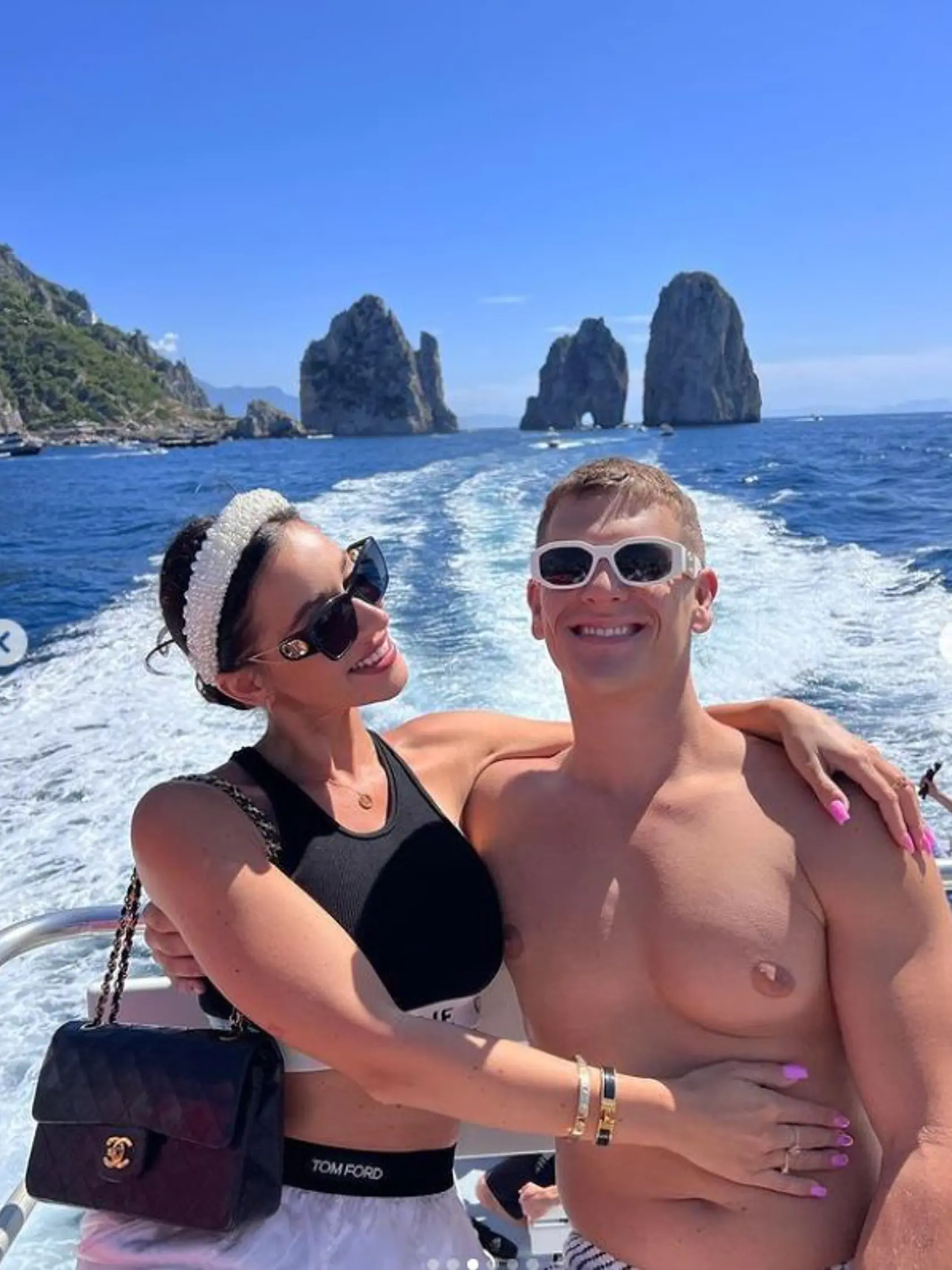 Bianka a Jovinečko na ostrove Capri.
