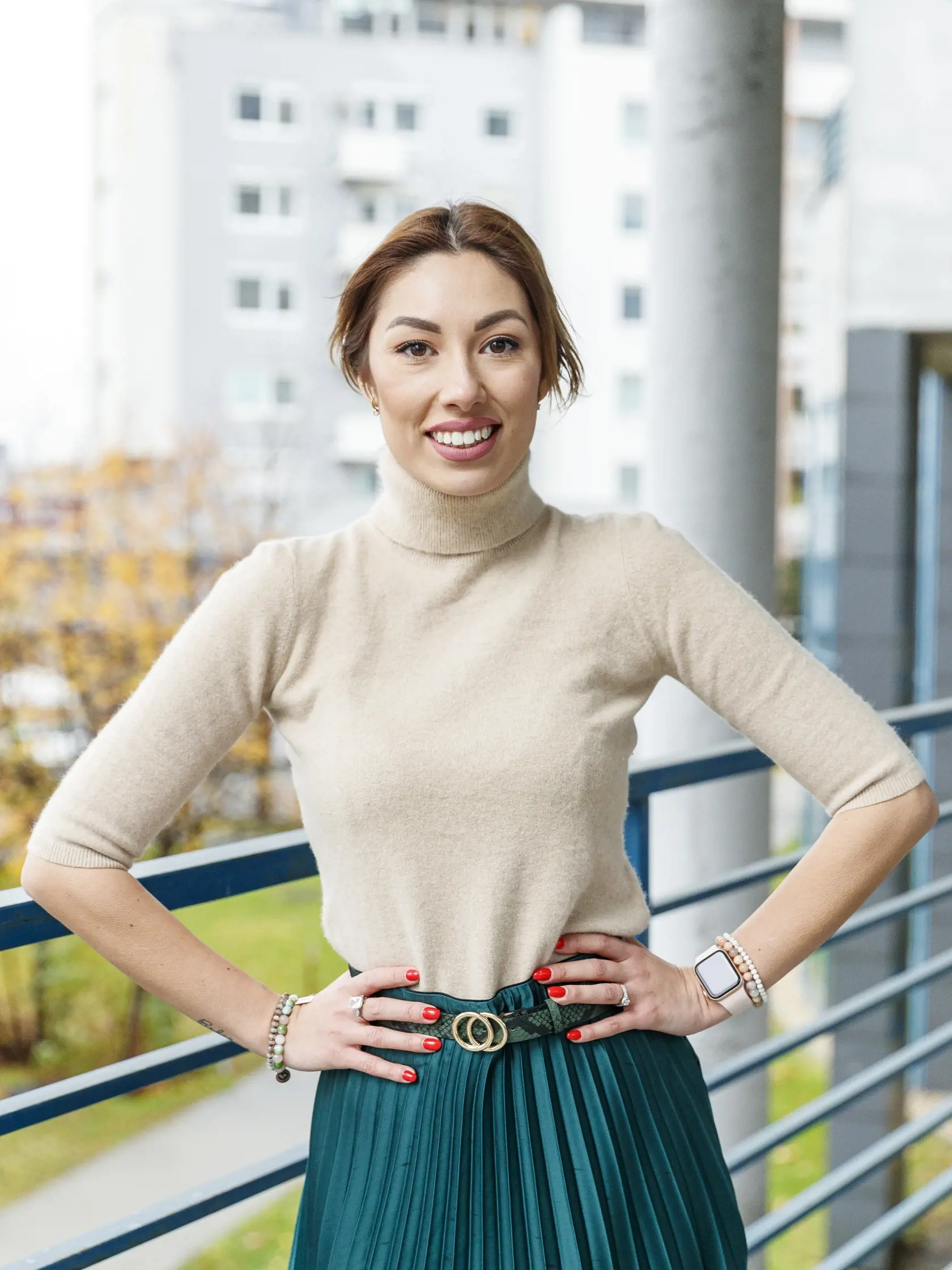 Na snímke vizážistka Daniela Christová