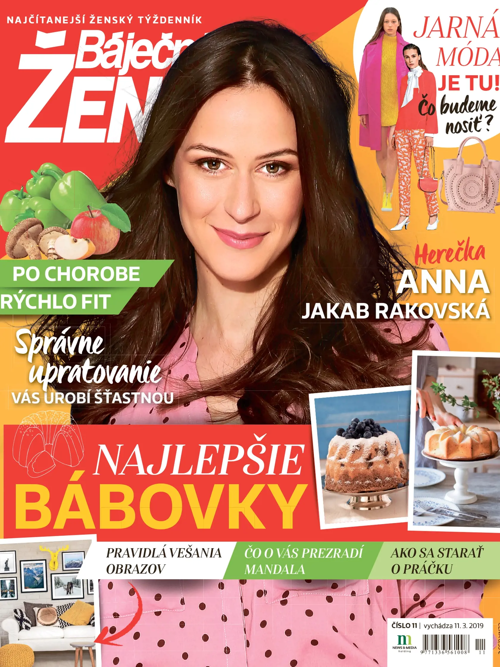 Čo jej nesmie chýbať v kabelke a prečo sa vydávala taká mladá, sa dozviete v najnovšom týždenníku Báječná žena číslo 11.