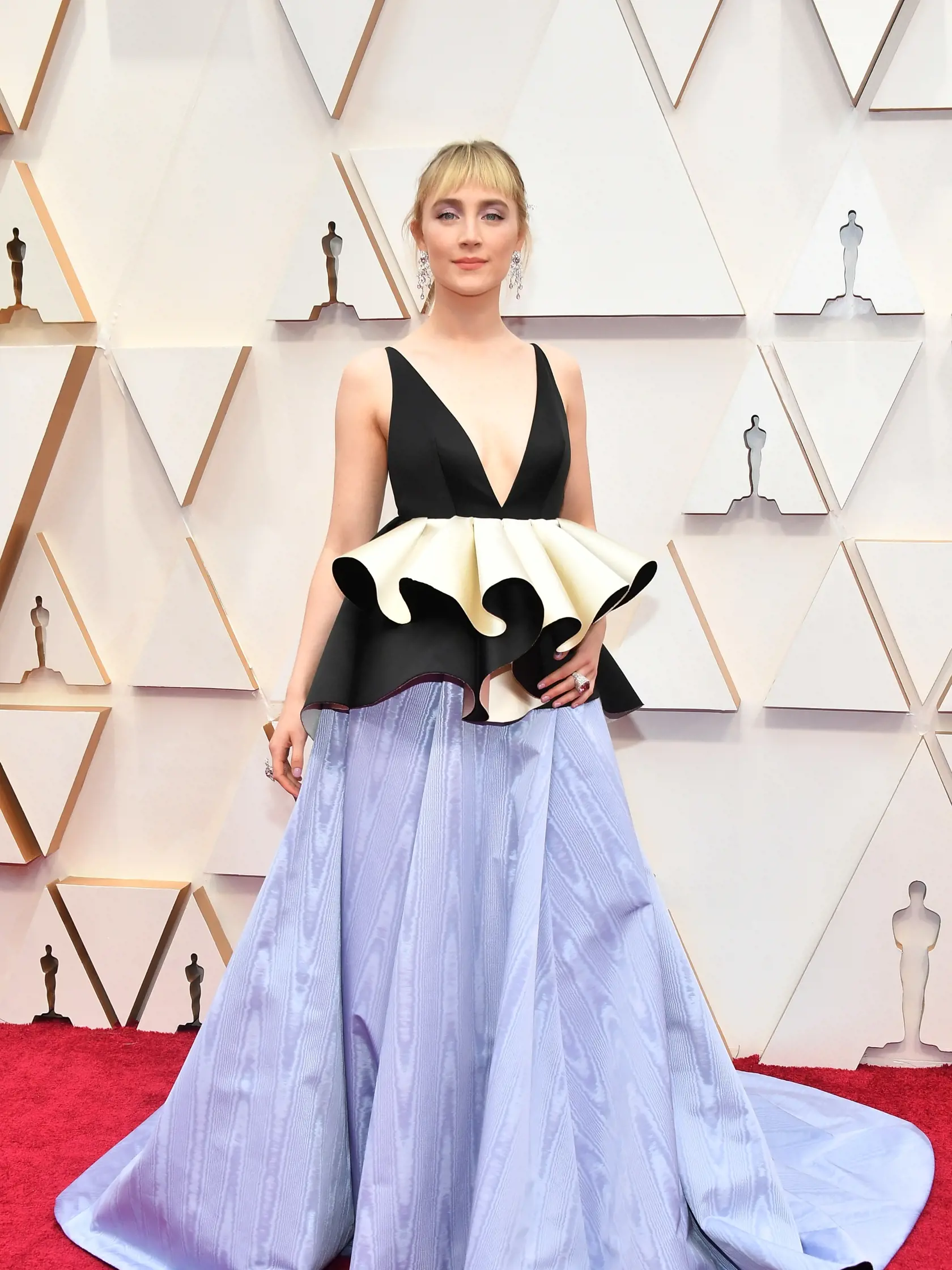 Saoirse Ronan v kreácii Gucci.