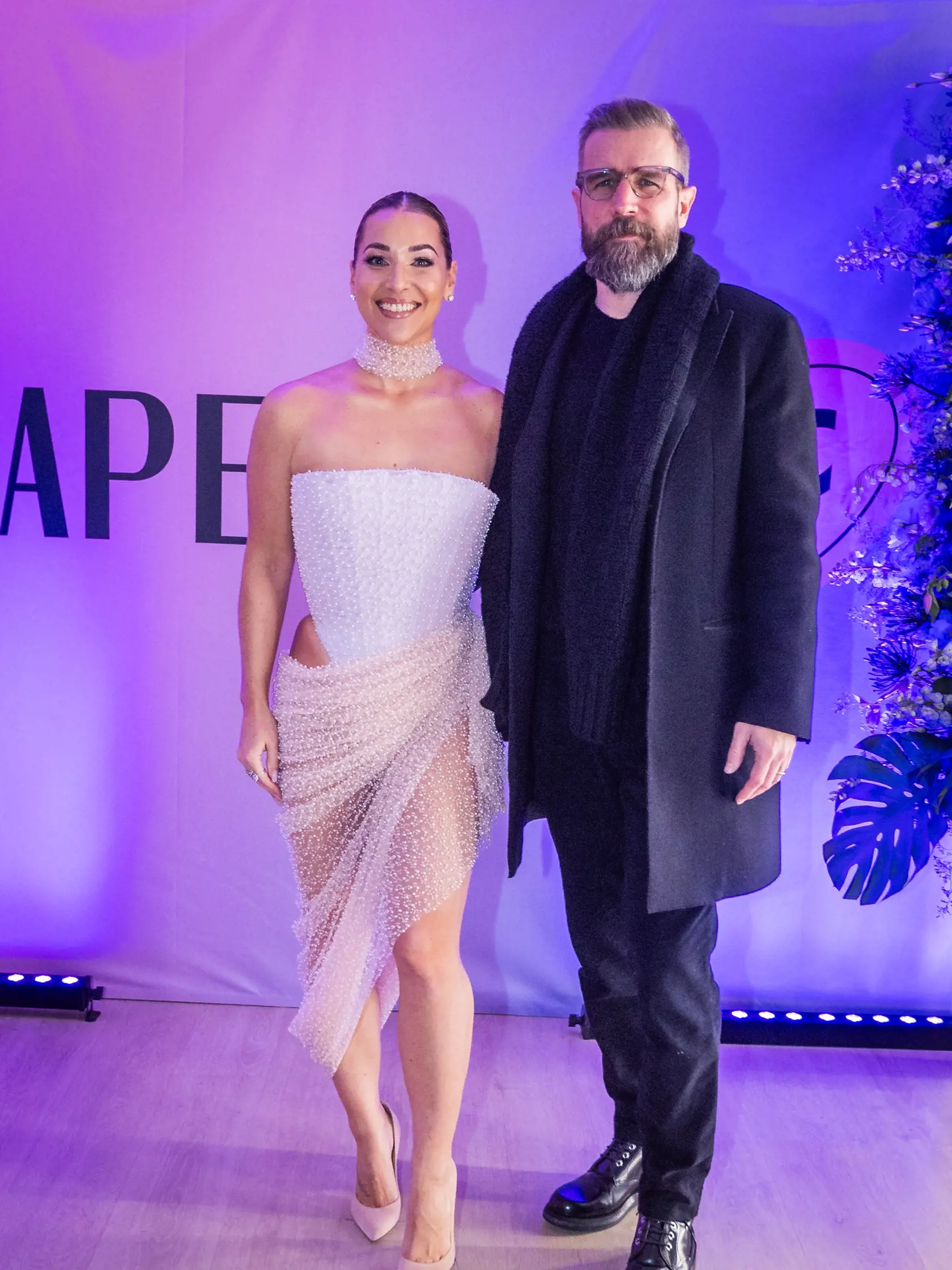Predstavenie aplikácie na chudnutie, za ktorou stojí Dominika Cibulková. Na snímke Dominika Cibulková a Michal Navara.