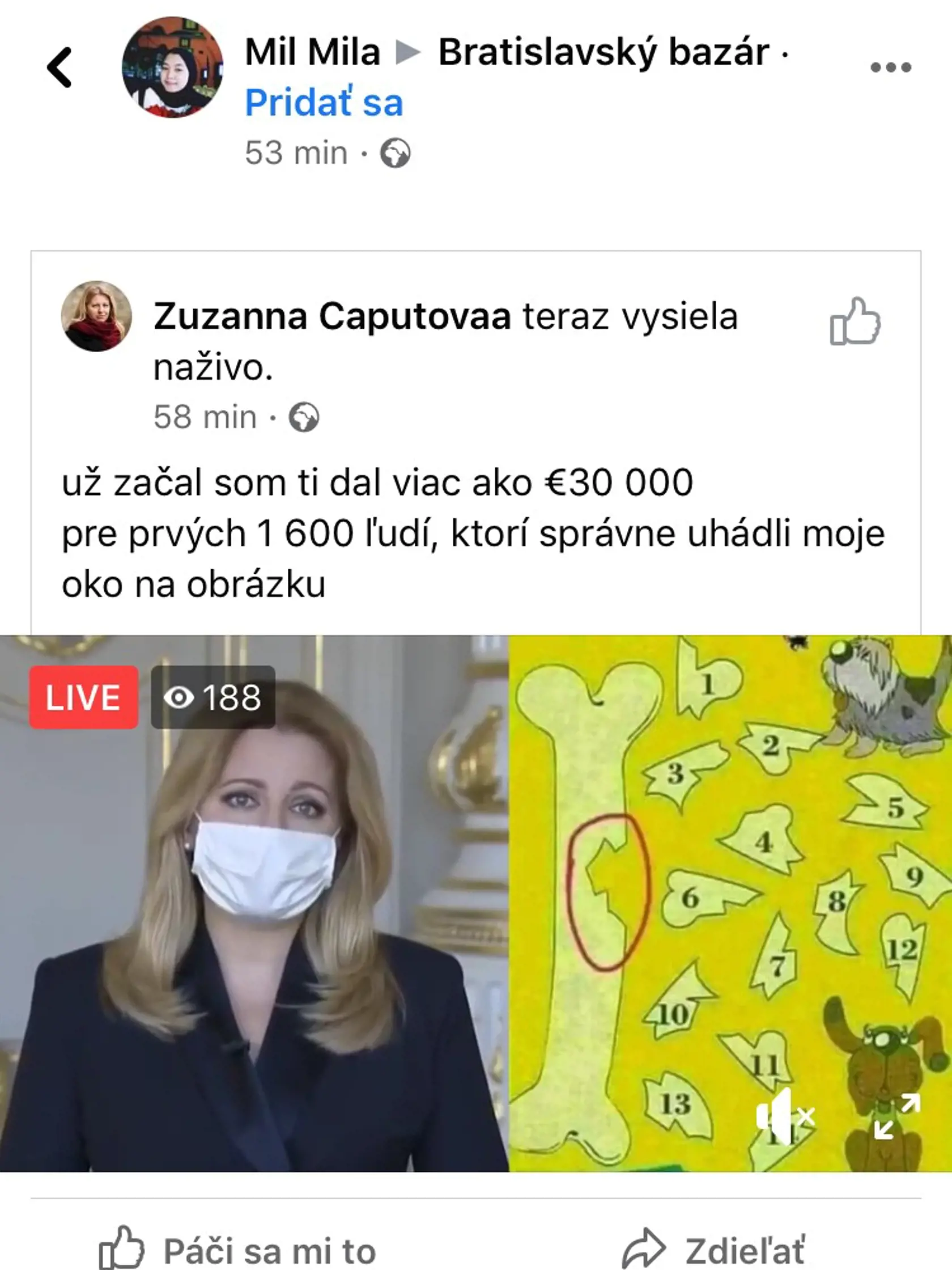 Podvodné video ukradlo staršie verejné vystúpenie Zuzany Čaputovej