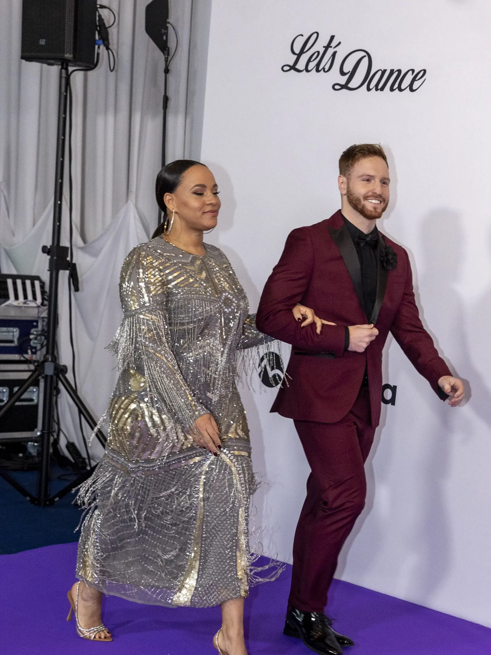 Predstavenie tanečných párov Let’s Dance 2024. Na snímke je Tina a Vilém Šír. 