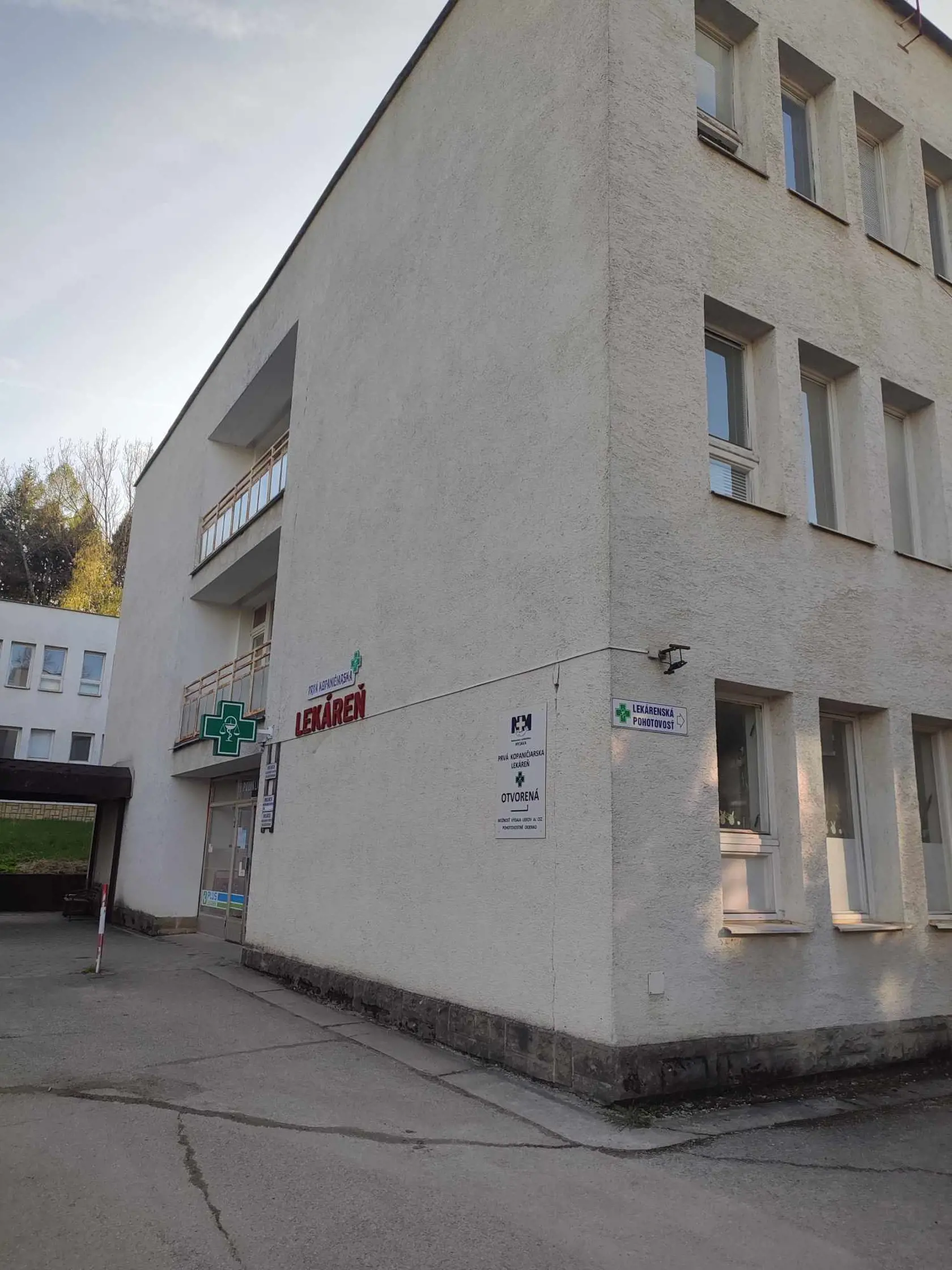 Nemocnica s Poliklinikou Myjava, kde podľa Janky pochybila primárka interného oddelenia.
