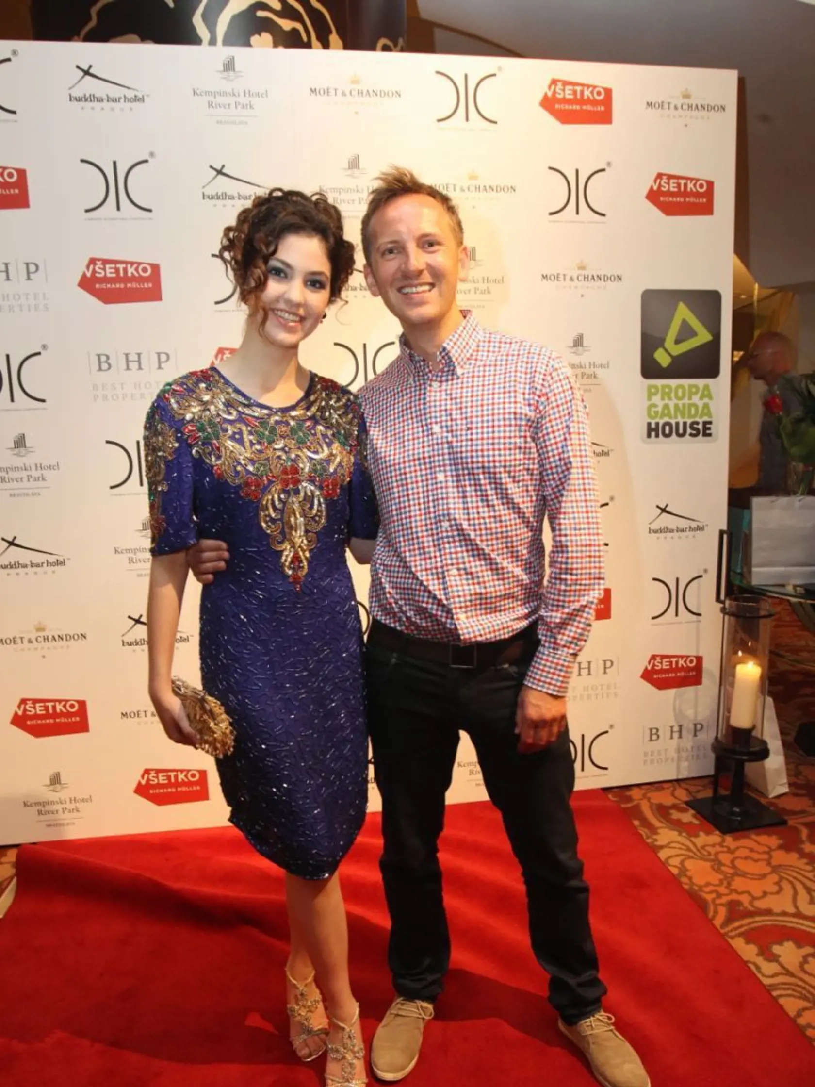 Celeste Buckingham a Miro Jaroš