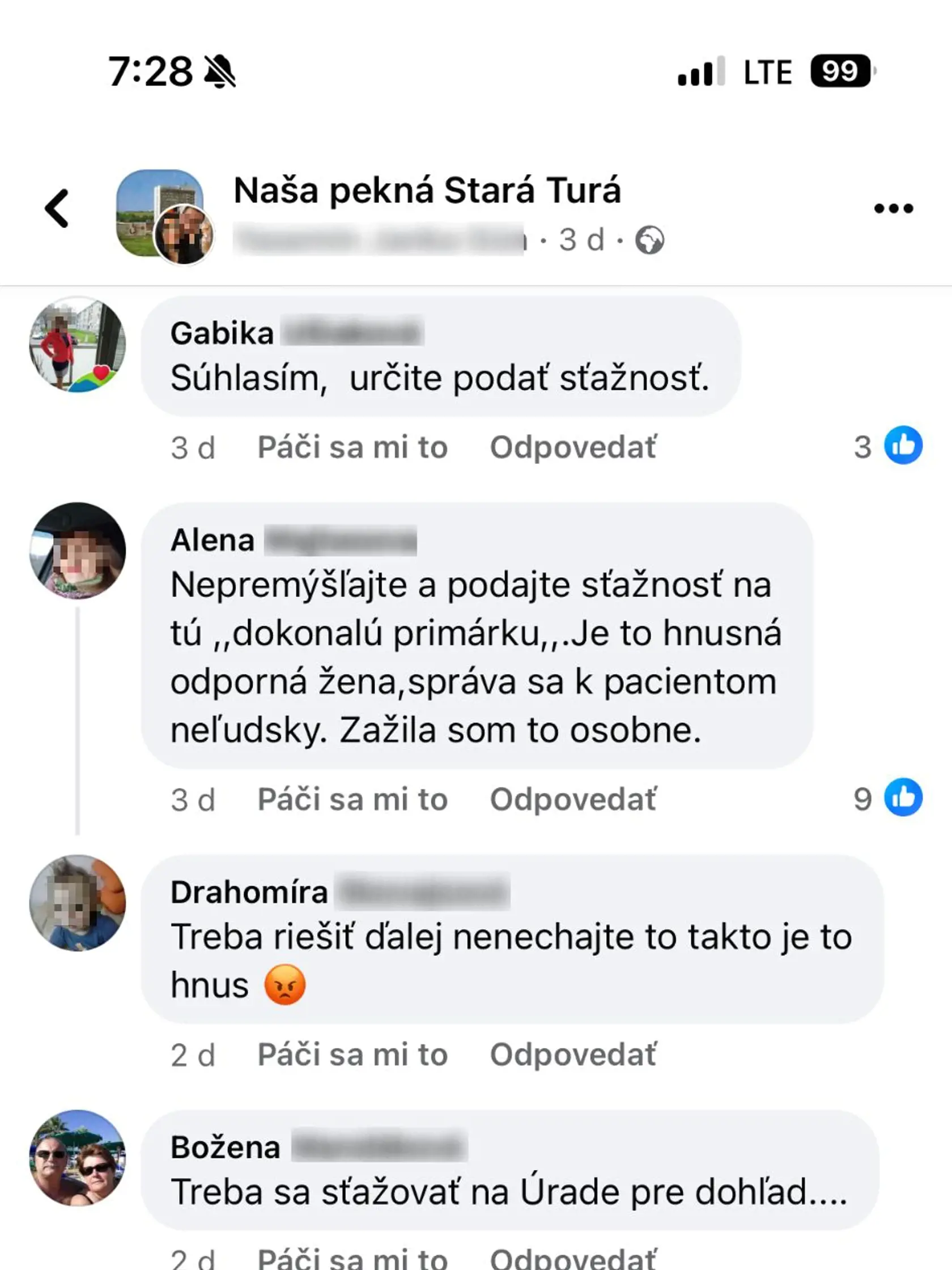 Po zverejnení statusu na sociálnej sieti sa Janke začali ozývať desiatky ďalších ľudí, ktorí majú s touto konkrétnou primárkou interného oddelenia v myjavskej nemocnici, podobnú skúsenosť ako ona.