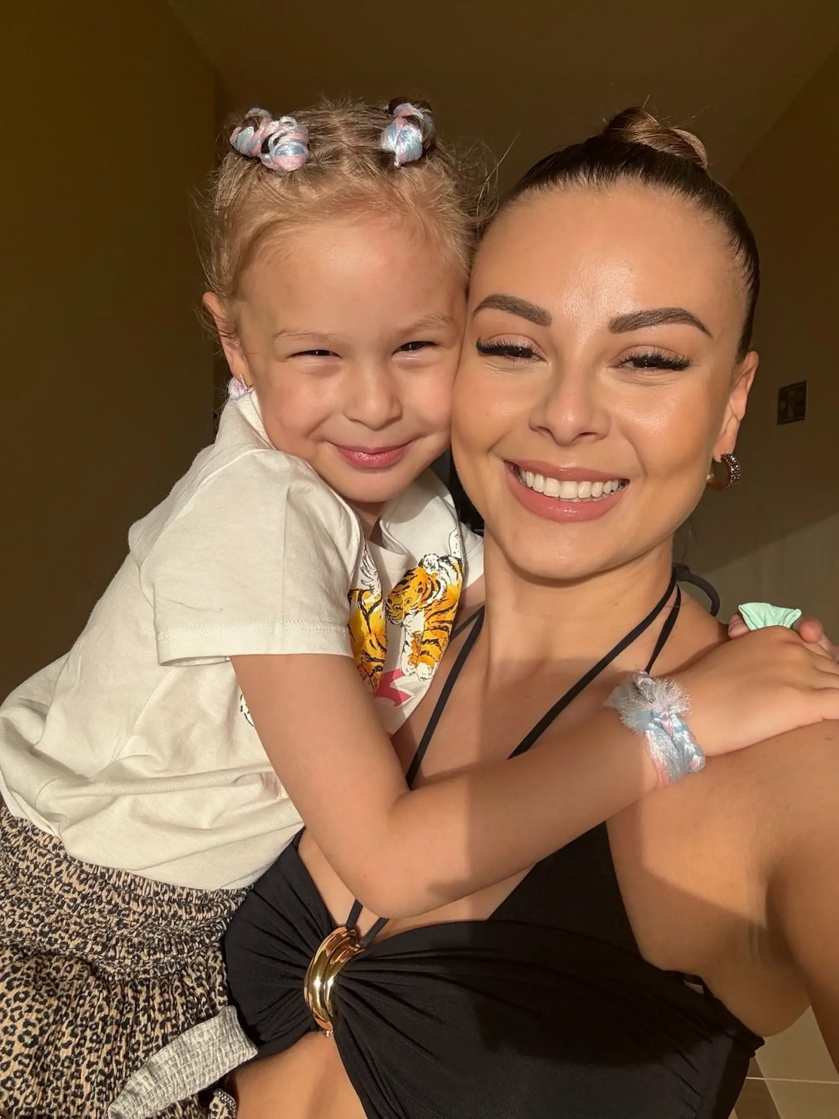 Monika Bagárová: Oslava 5. narodenín Ruminky sa niesla v znamení ružovej, balónikov a princezien. Nechýbala ani Hello Kitty.