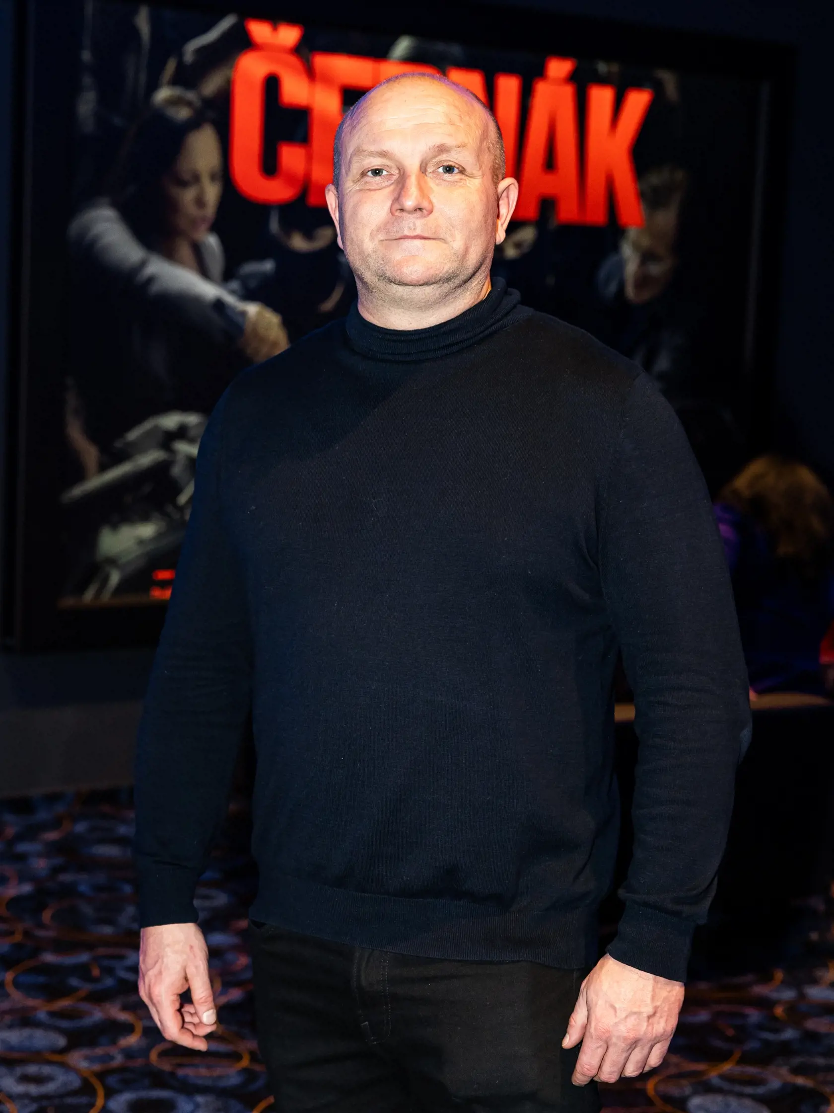 Premiéra druhého dielu filmu “ČERNÁK” v Bratislave. Na snímke Gregor Hološka. 