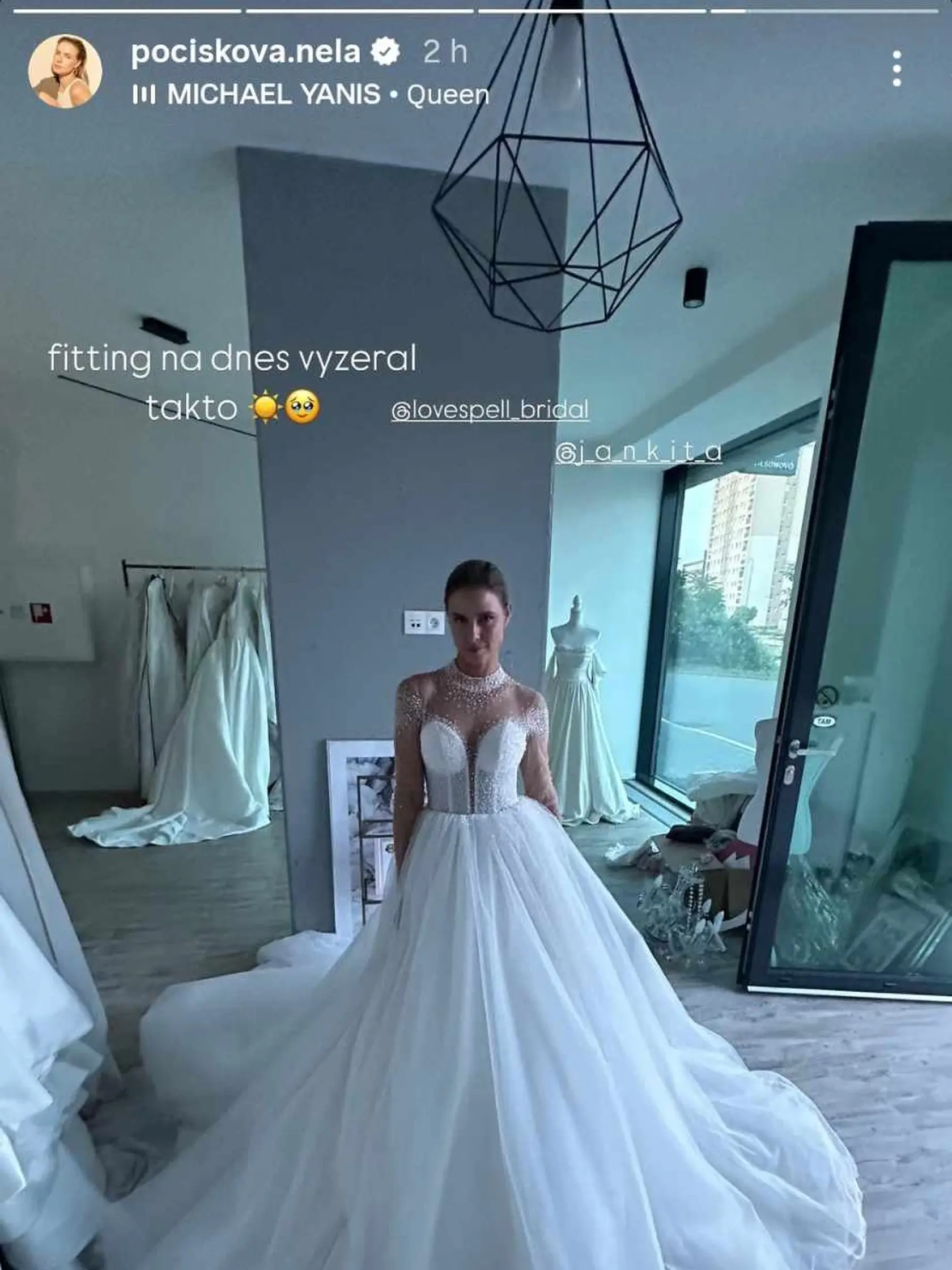 Nela Pocisková zverejnila fotografie zo svadobného salóna.