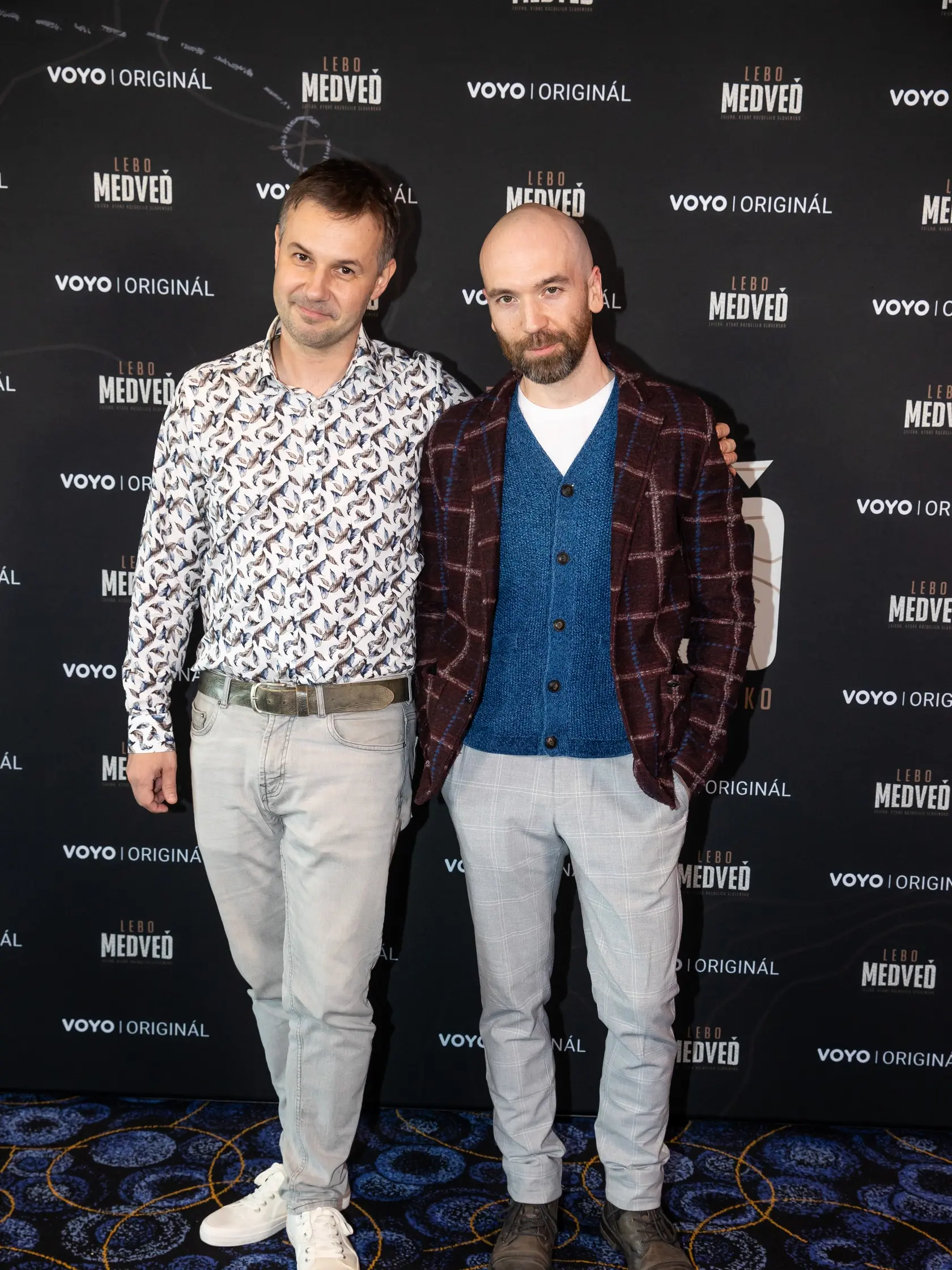 Na snímke vľavo režisér Miro Remo a kreatívny producent Marek Kučera.