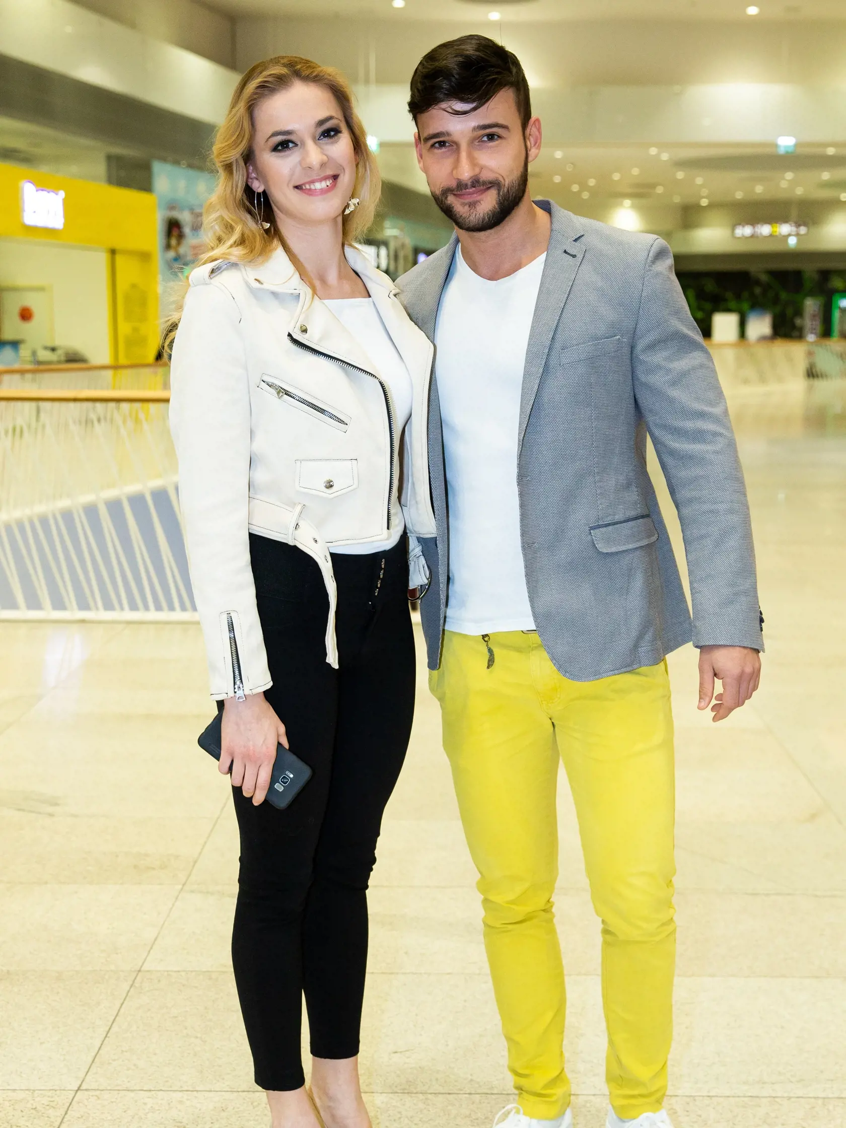 Herečka Dominika Richterová s markizáckym redaktorom Vratkom Sirágim.
