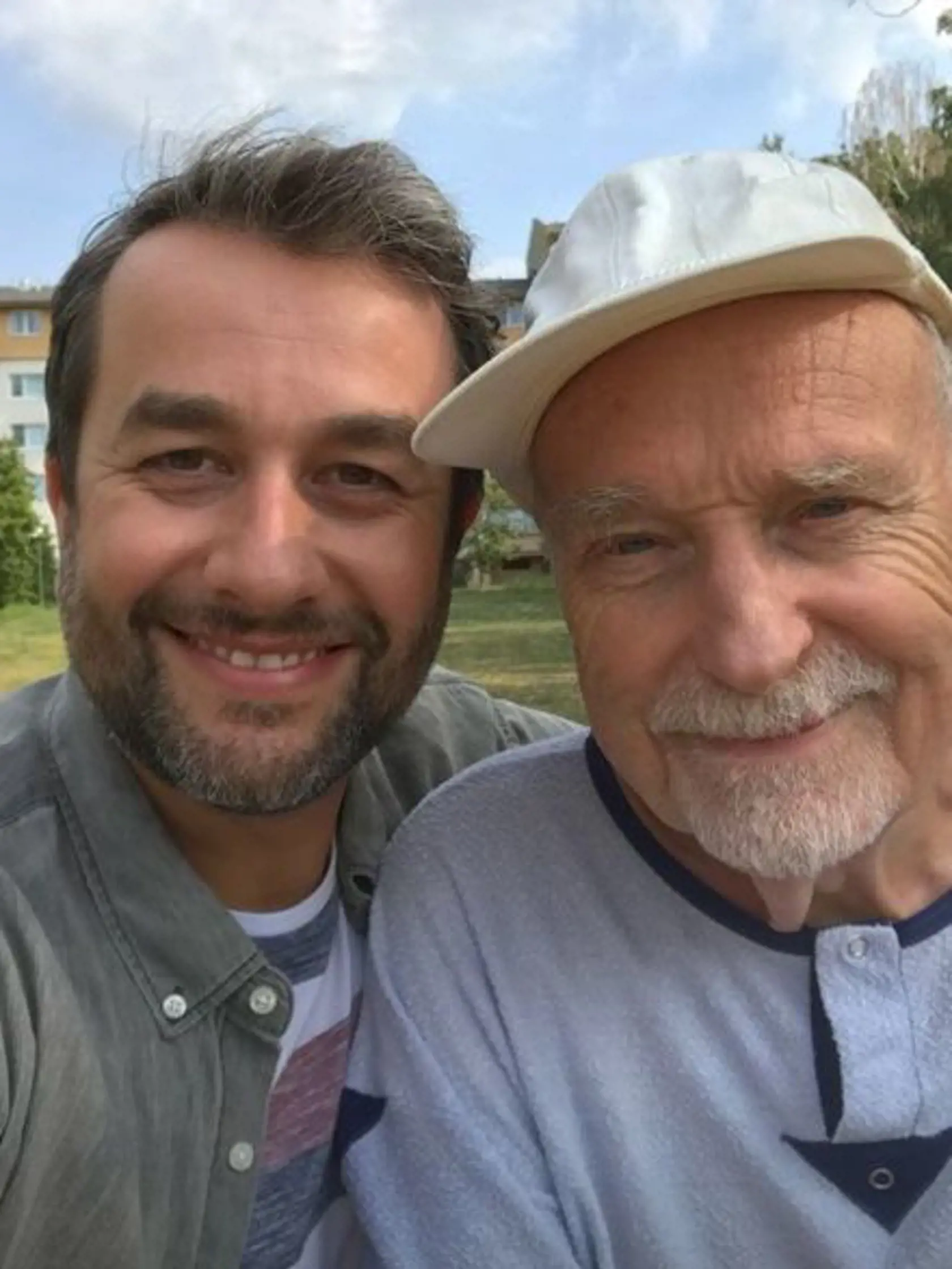 Kobielsky sa odfotil s kolegom Ivanom Letkom. 