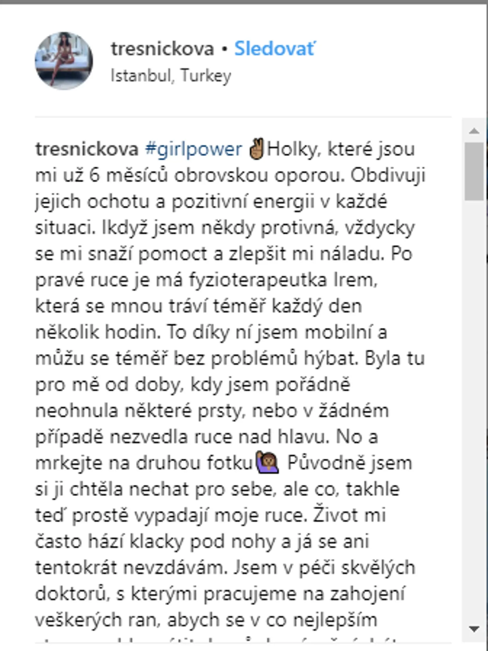 Dojímavý odkaz Týnuš.