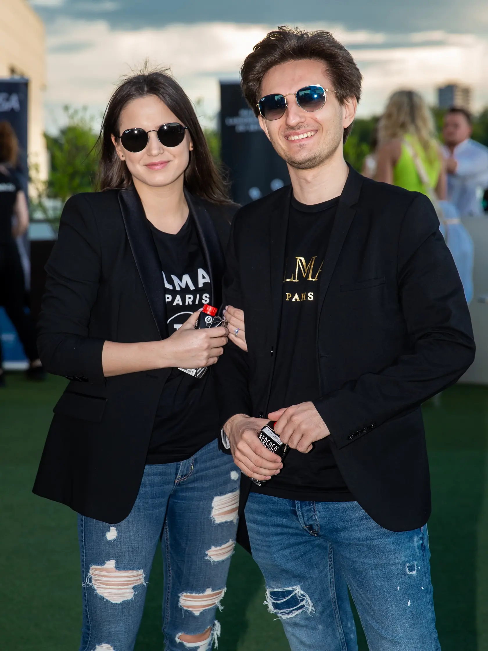 Huslista Filip Jančík s manželkou Luciou.