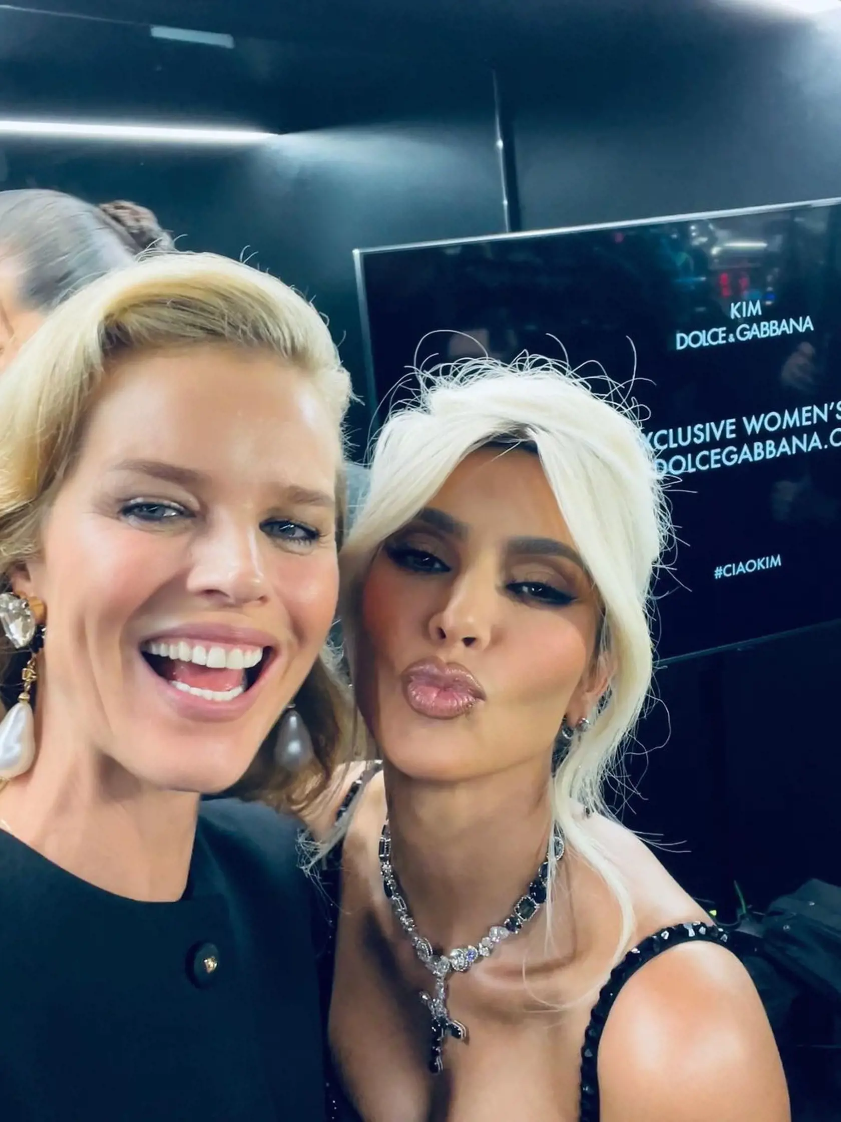 Eva Herzigová s Kim Kardashian