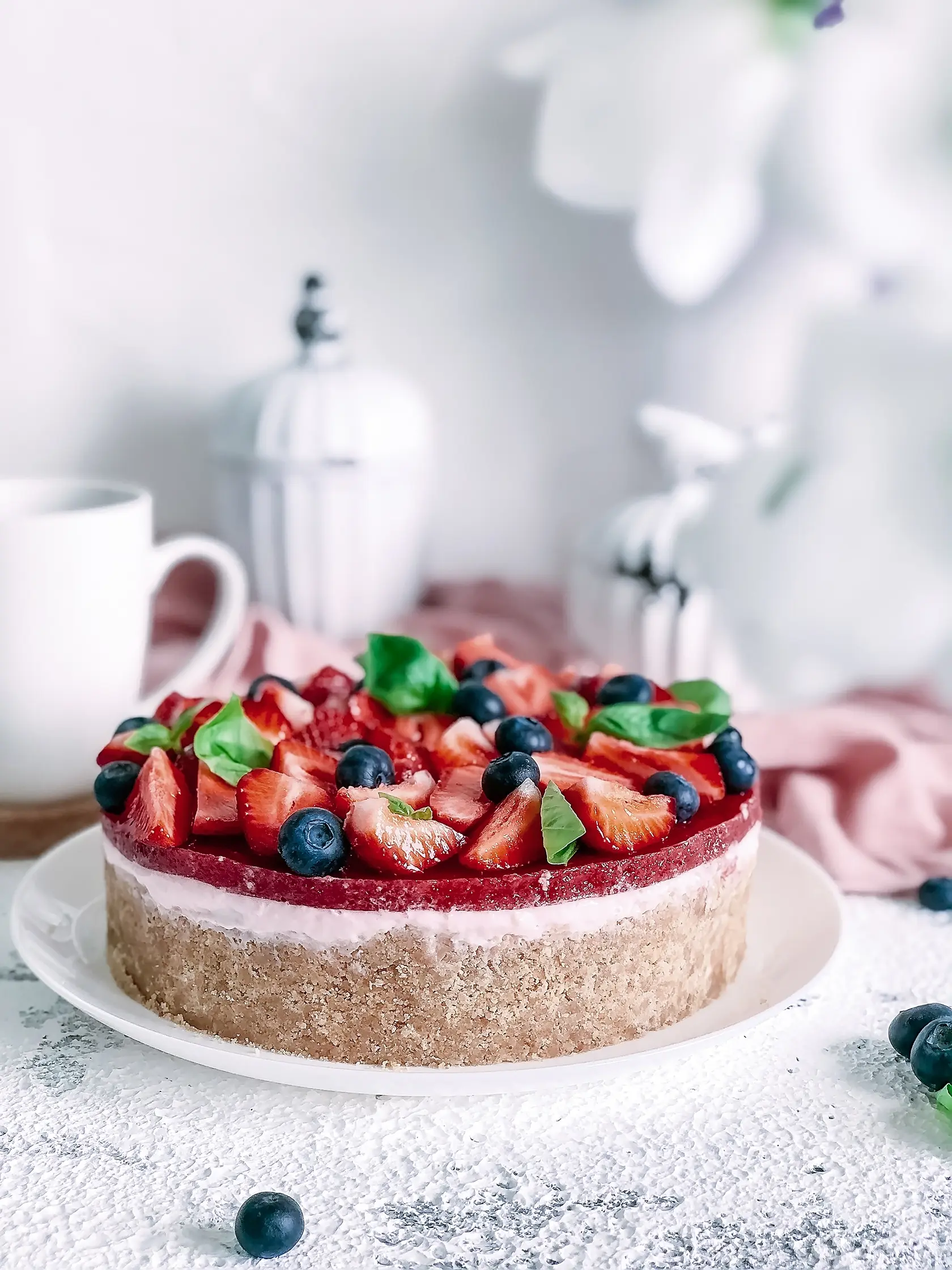 Jahodový cheesecake