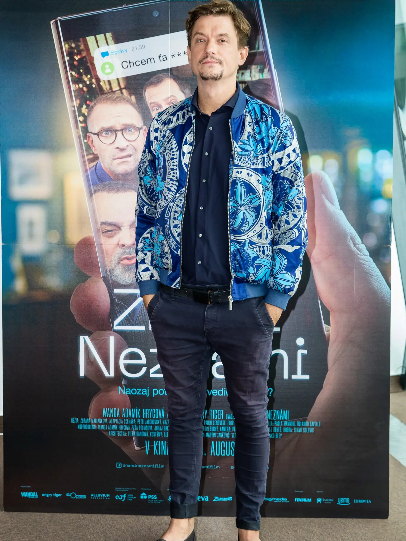 Novinárska premiéra filmu "Známi neznámi" v Bratislave. Na snímke Tomáš Měcháček.